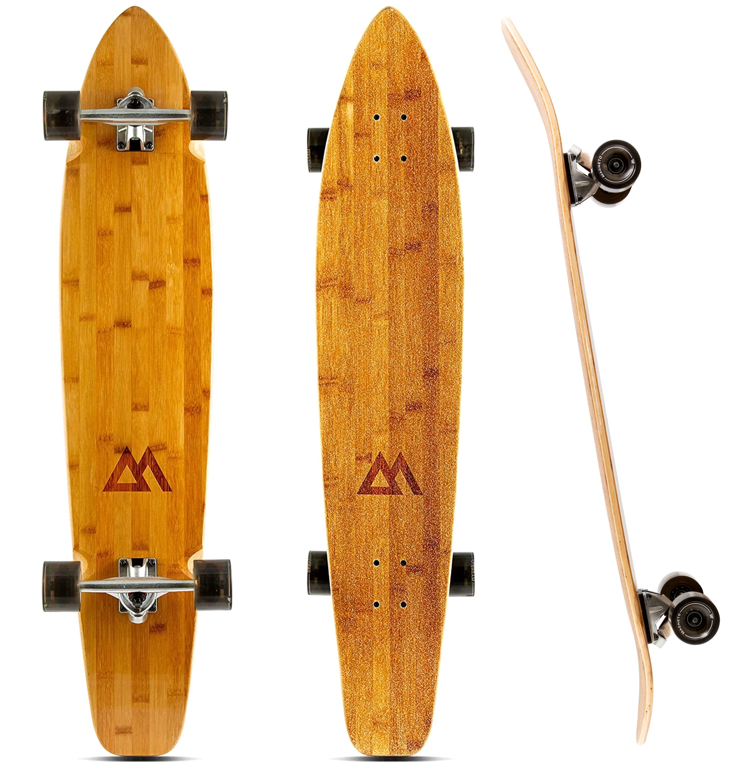 Amazon | Magneto 44 inch Kicktail Cruiser Longboard Skateboard