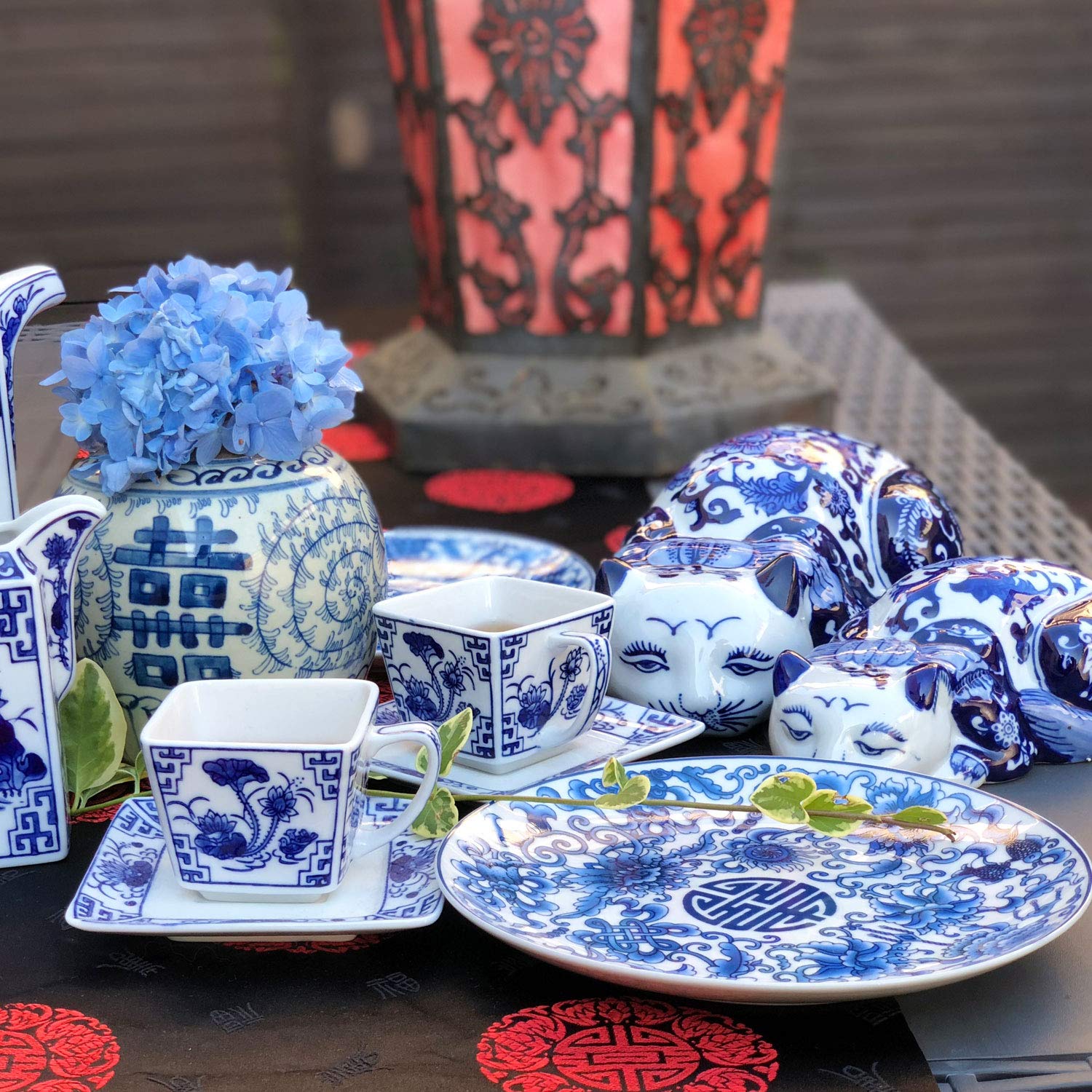 青白磁の風景画の陶器皿 中サイズ*7 Amazon | [THE-SECRET-