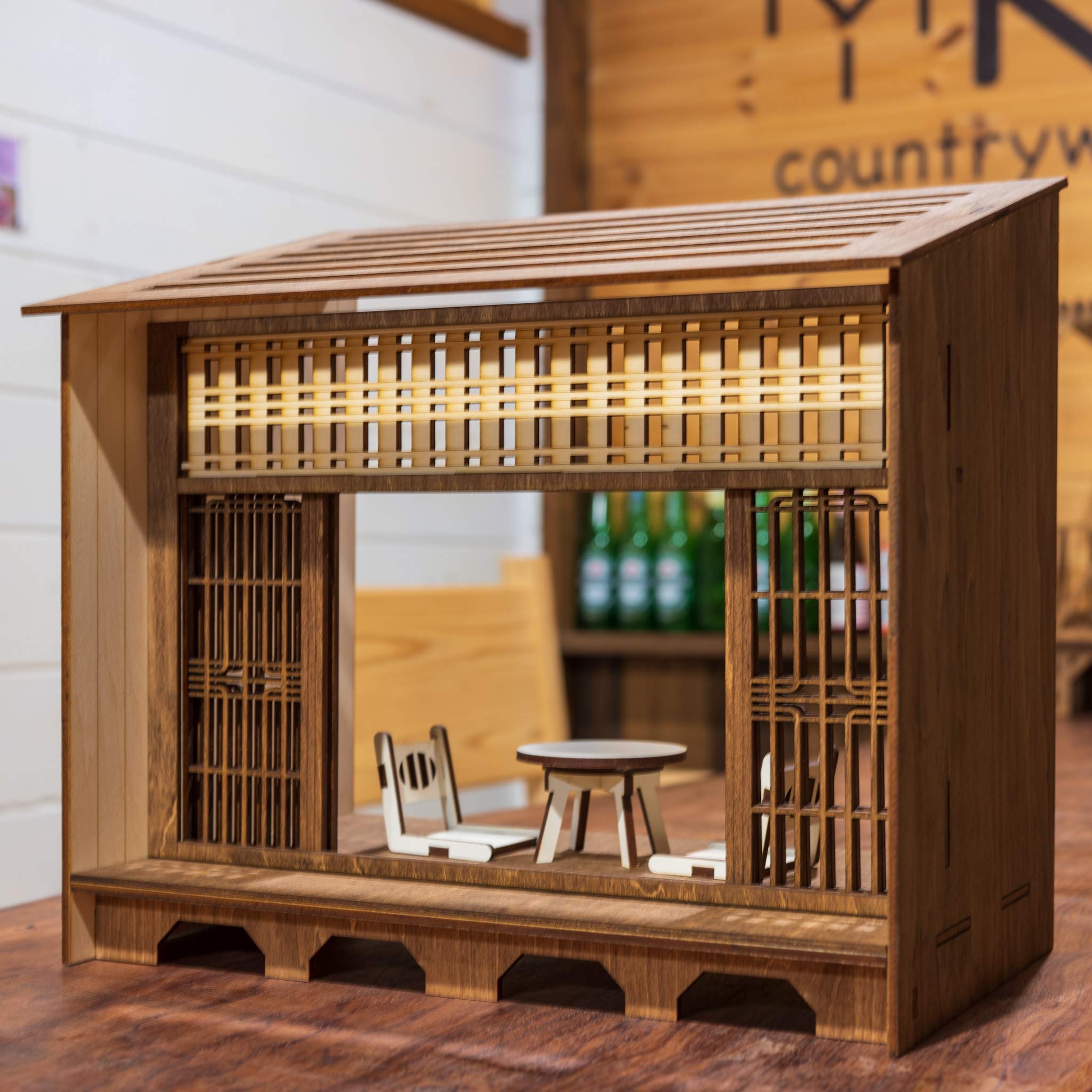 Amazon.co.jp: 1/10スケールドールハウス縁側と個室 : おもちゃ