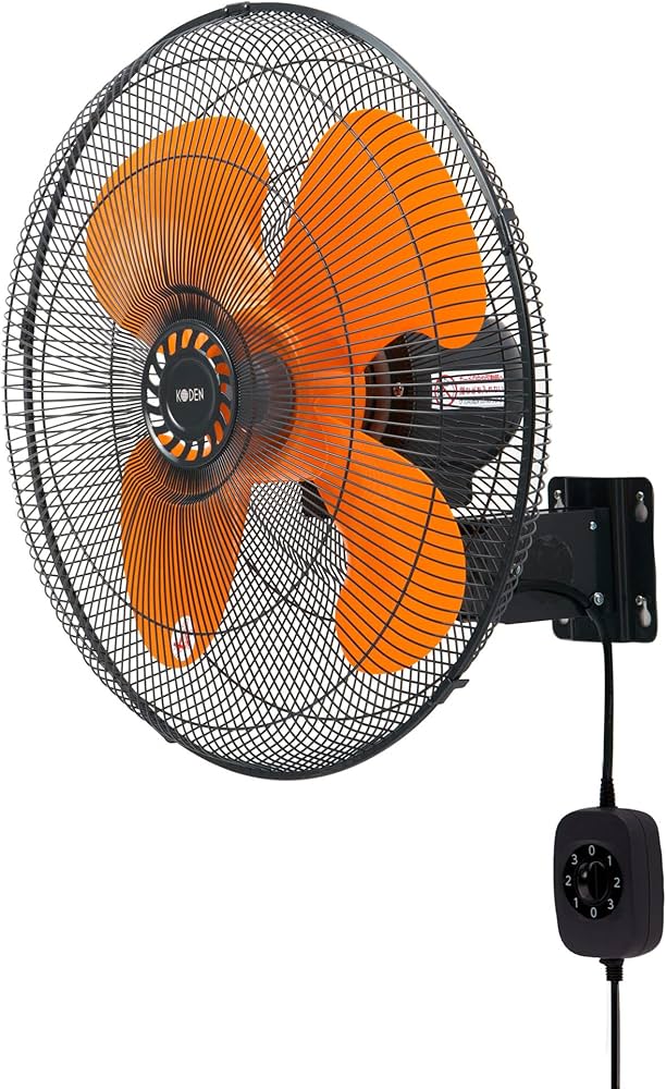 Amazon | 広電(KODEN) 工業扇 工場扇 壁掛け型 43.5cm 樹脂羽根 首振り