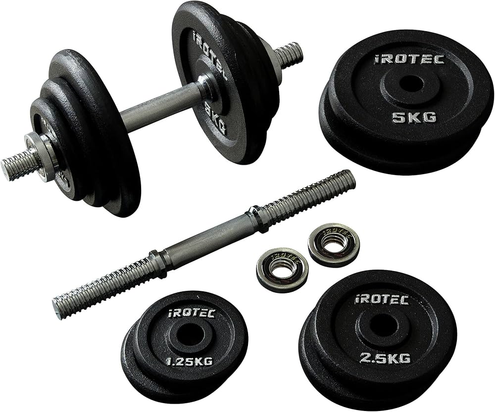 Amazon | IROTEC （アイロテック） アイアン ダンベル 40KGセット