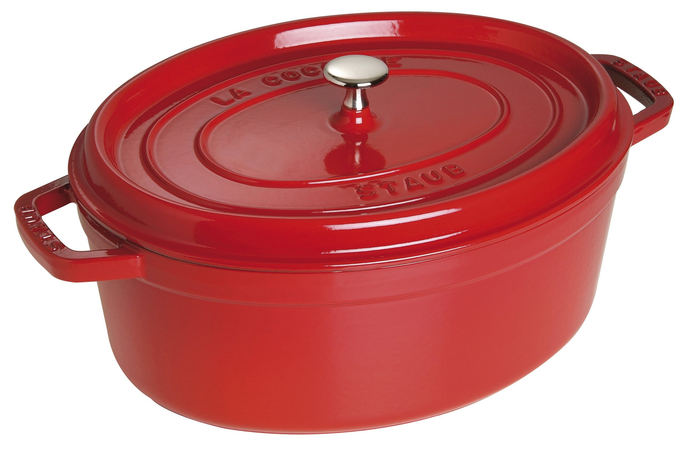 Amazon｜staub ストウブ 「 ピコ ココット オーバル チェリー 37cm