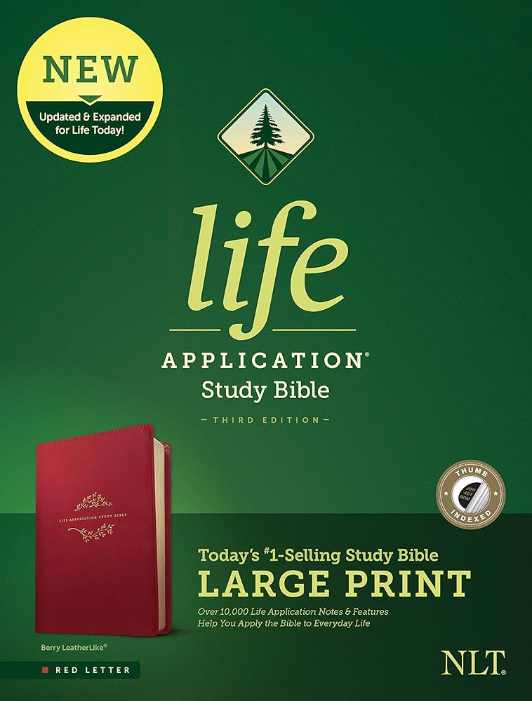 Tyndale NLT Life Application Study Bible, Third Edition, Large
