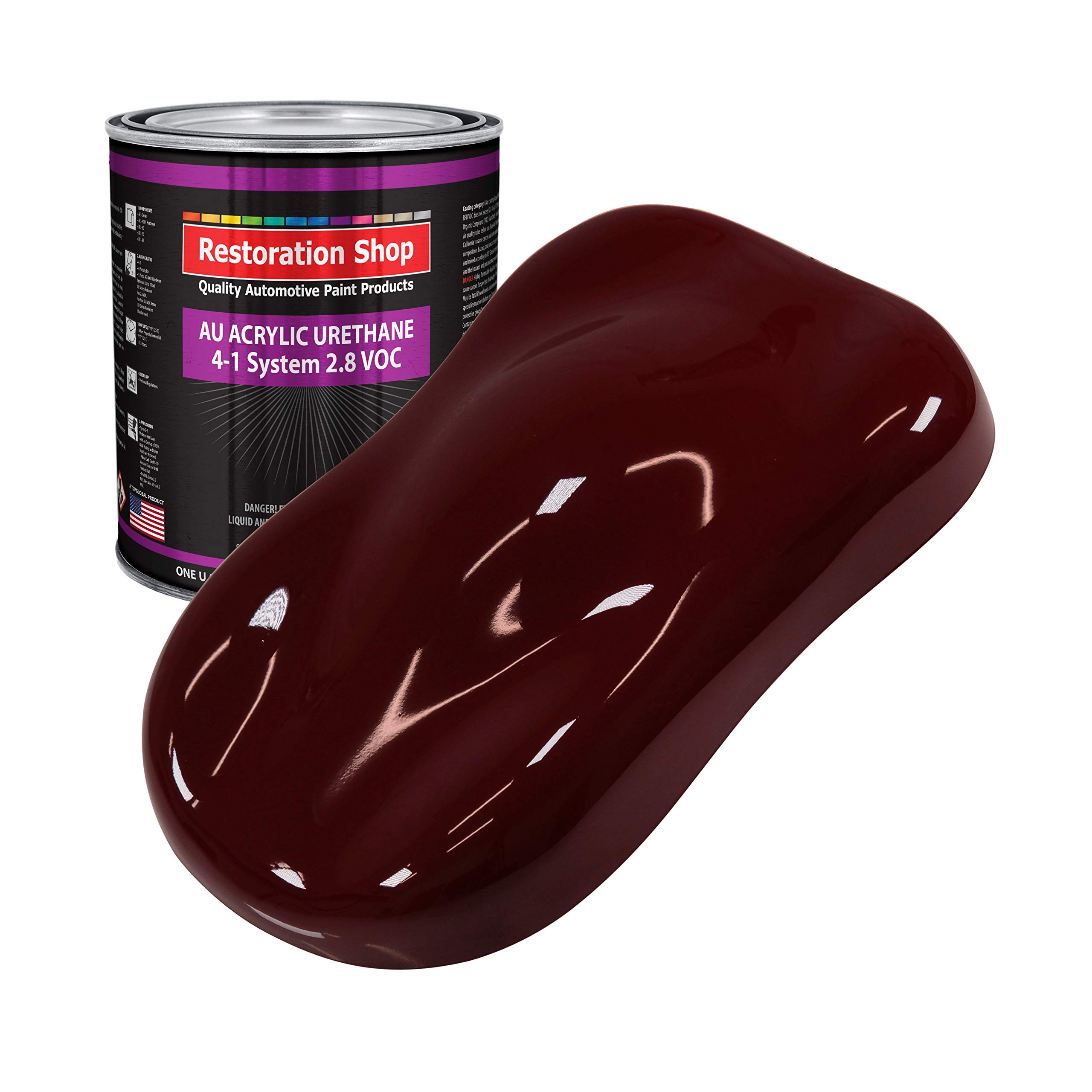 Amazon.com: Restoration Shop - Burgundy Acrylic Urethane Auto