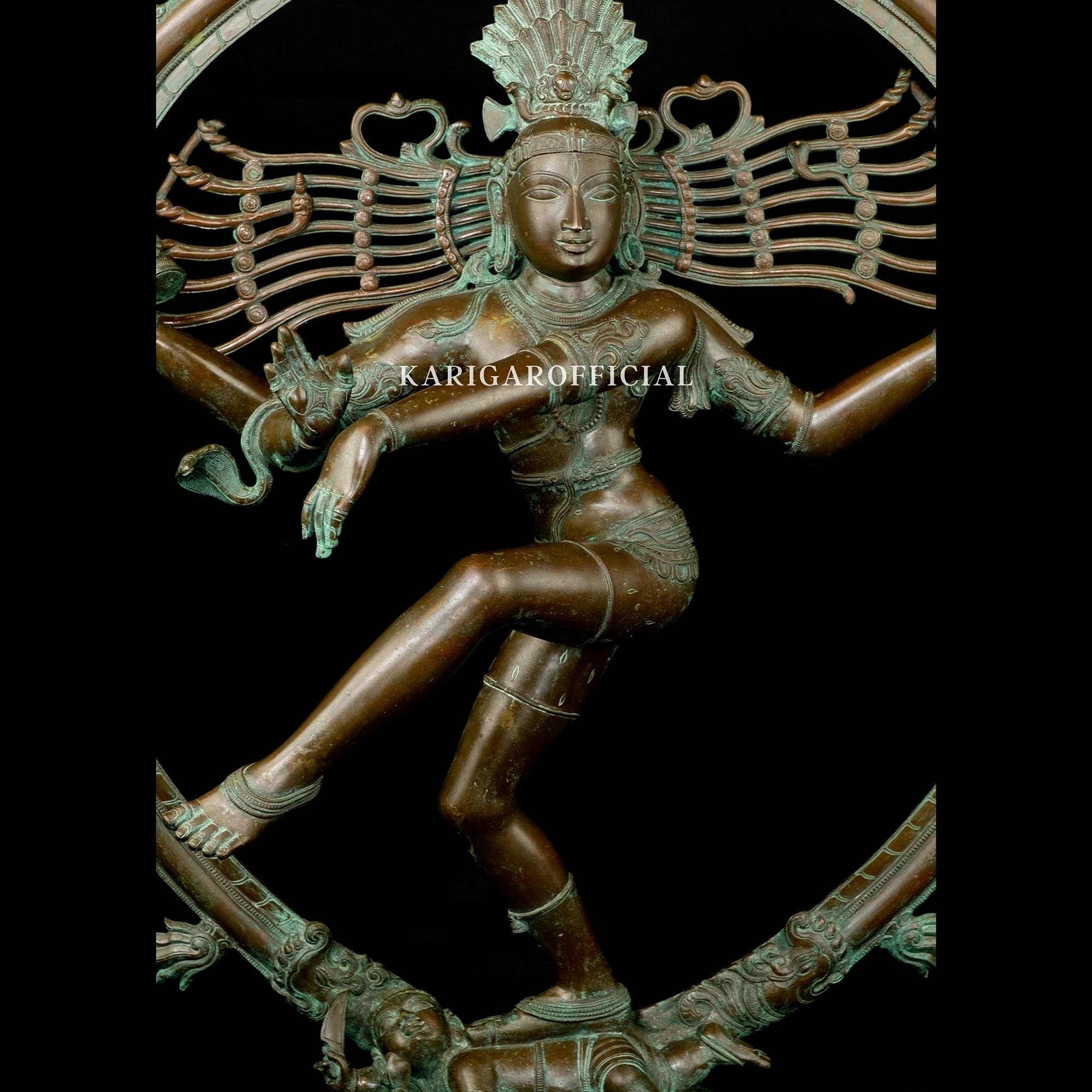 シヴァ ダンス 木彫 置物 ヒンドゥー 仏像 シヴァ ダンス 木彫 置物