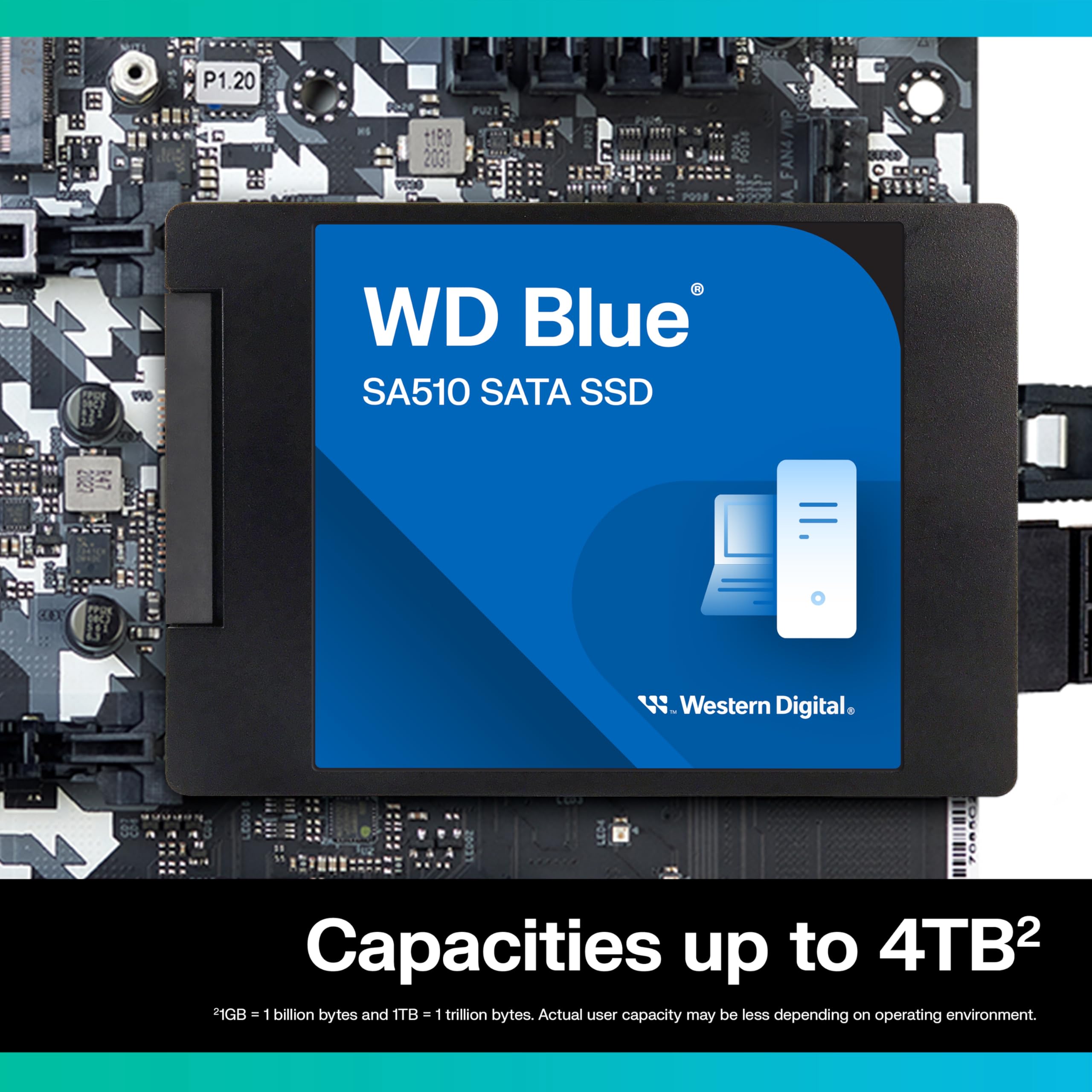 Amazon | WD Blue SA510 SSD SATA 6Gb/s 4TB 2.5inch | ウエスタン