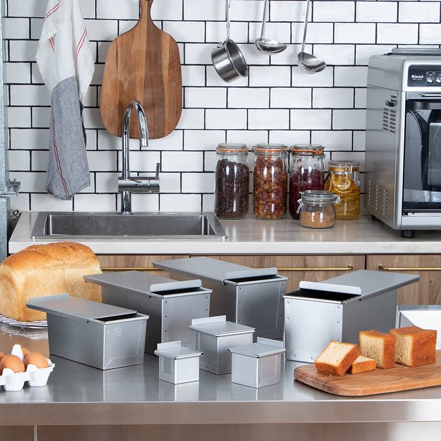 Amazon｜遠藤商事 業務用 アルタイト食パン型(フタ付) 2斤 鉄アルミ