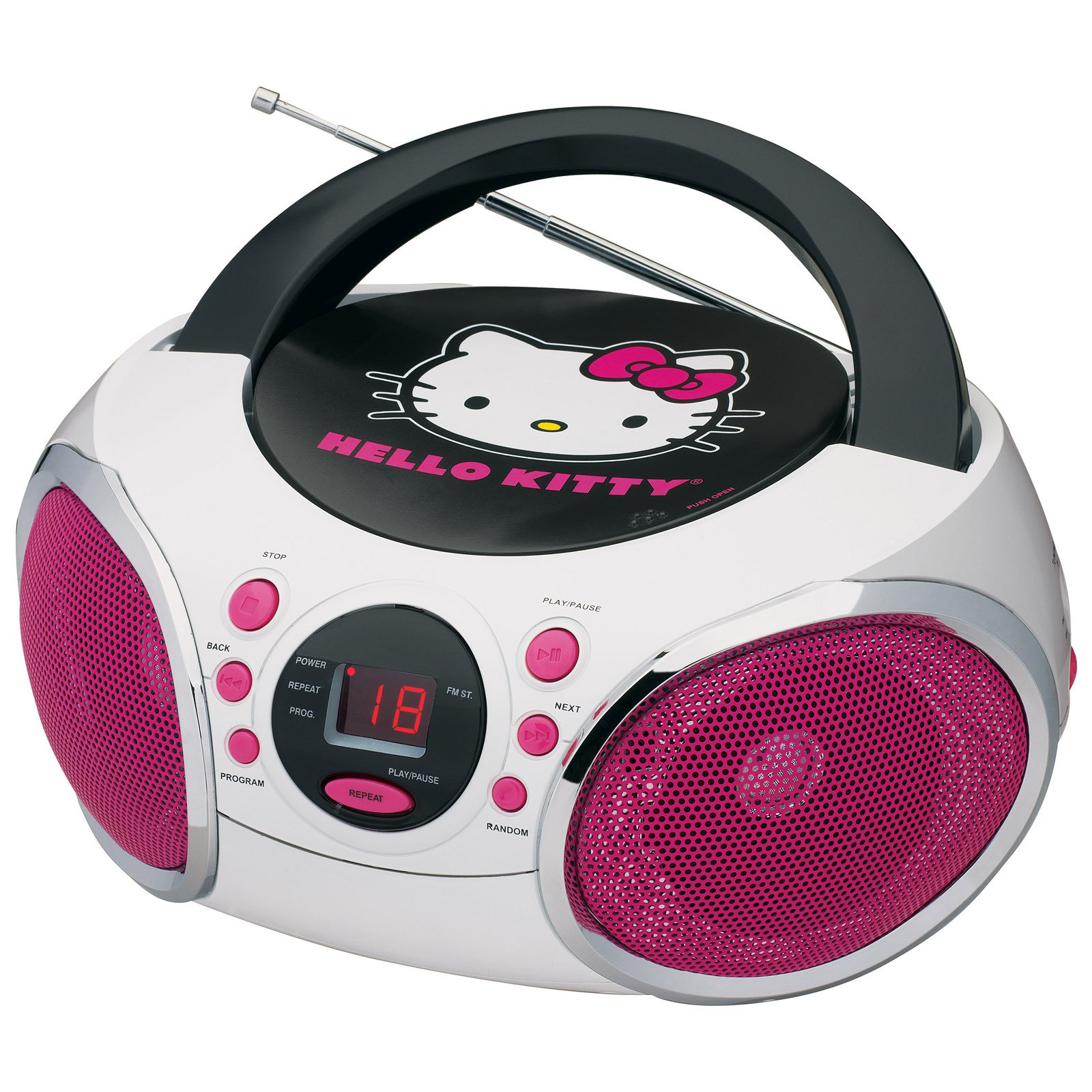 Sakar 56009N-INT-EU - Hello Kitty AM/FM CD-Boombox: Amazon.de