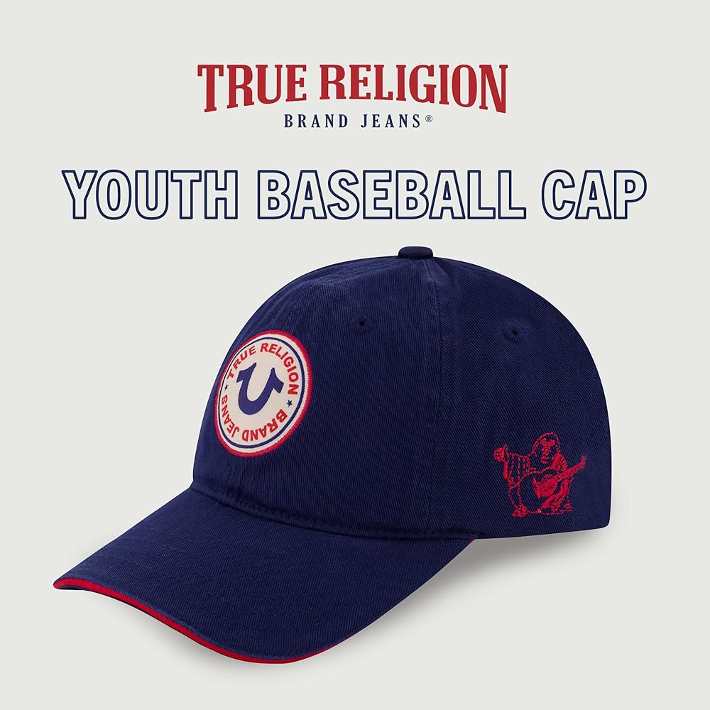 Amazon.com: True Religion Kids Baseball Hat, 5 Panel Cotton Twill