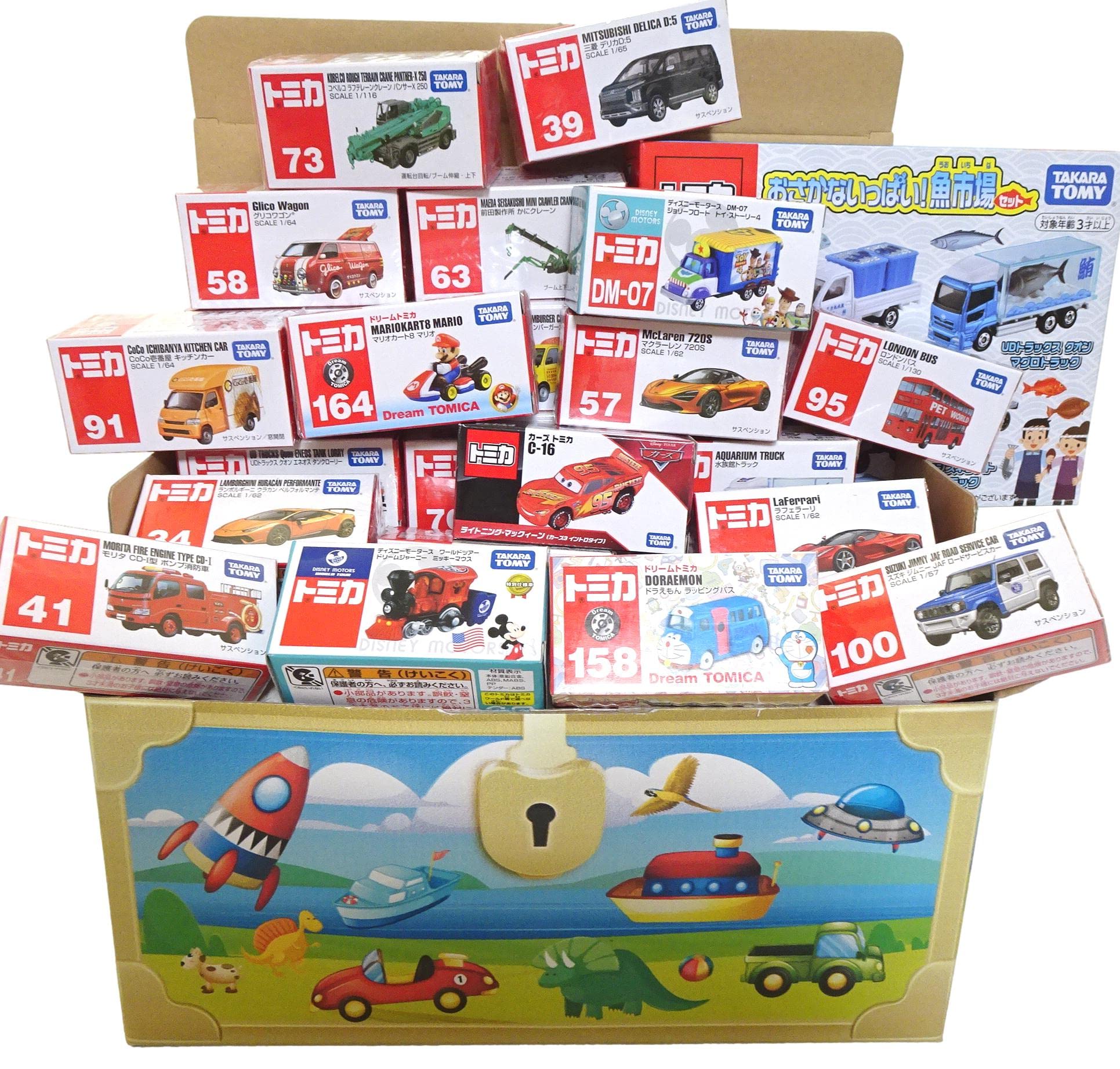 Amazon.co.jp: 【トミカ 25点 お楽しみセット】 セット ドリームトミカ