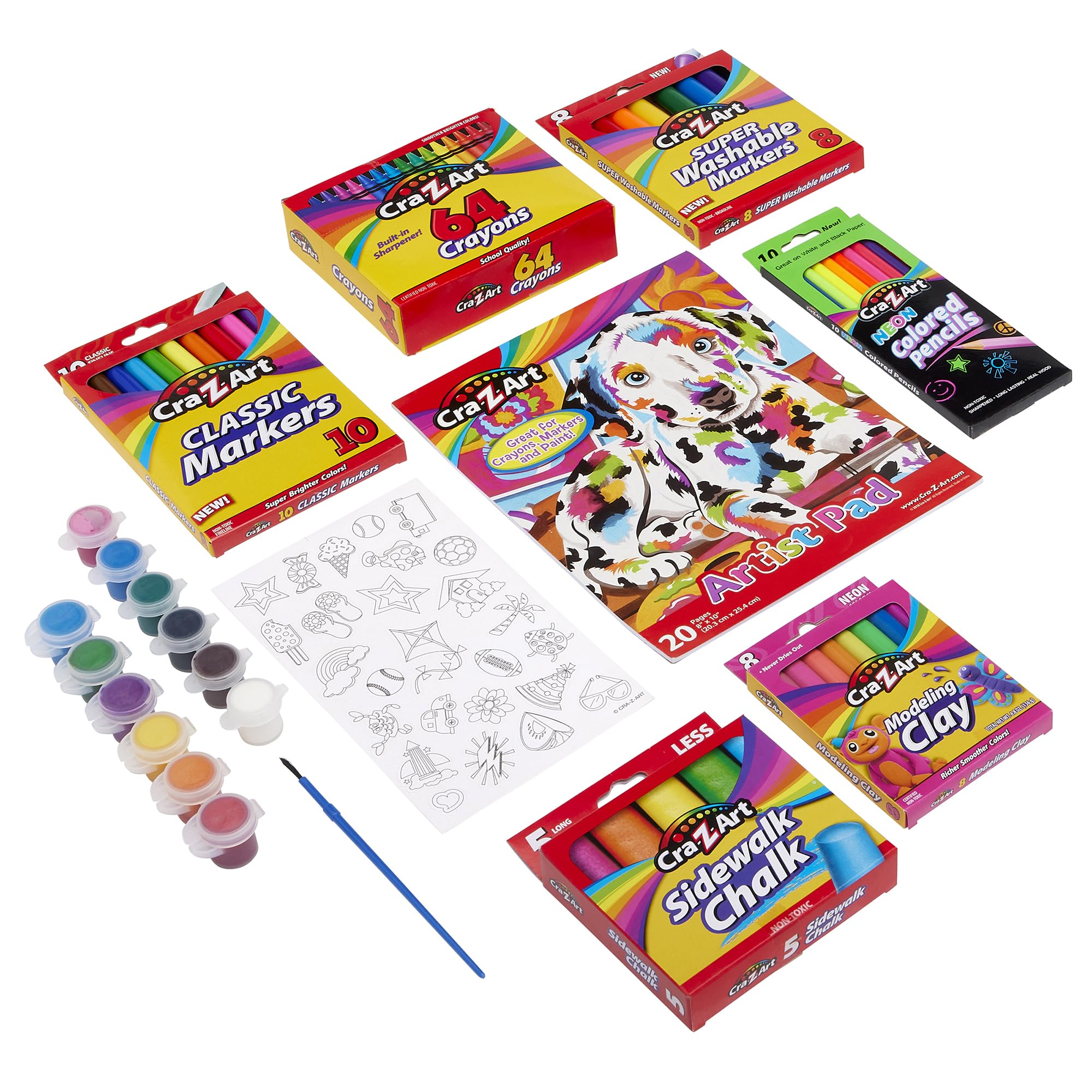 Amazon.com: CRA-Z-Art Ultimate Art Extravaganza Art Tub Packed