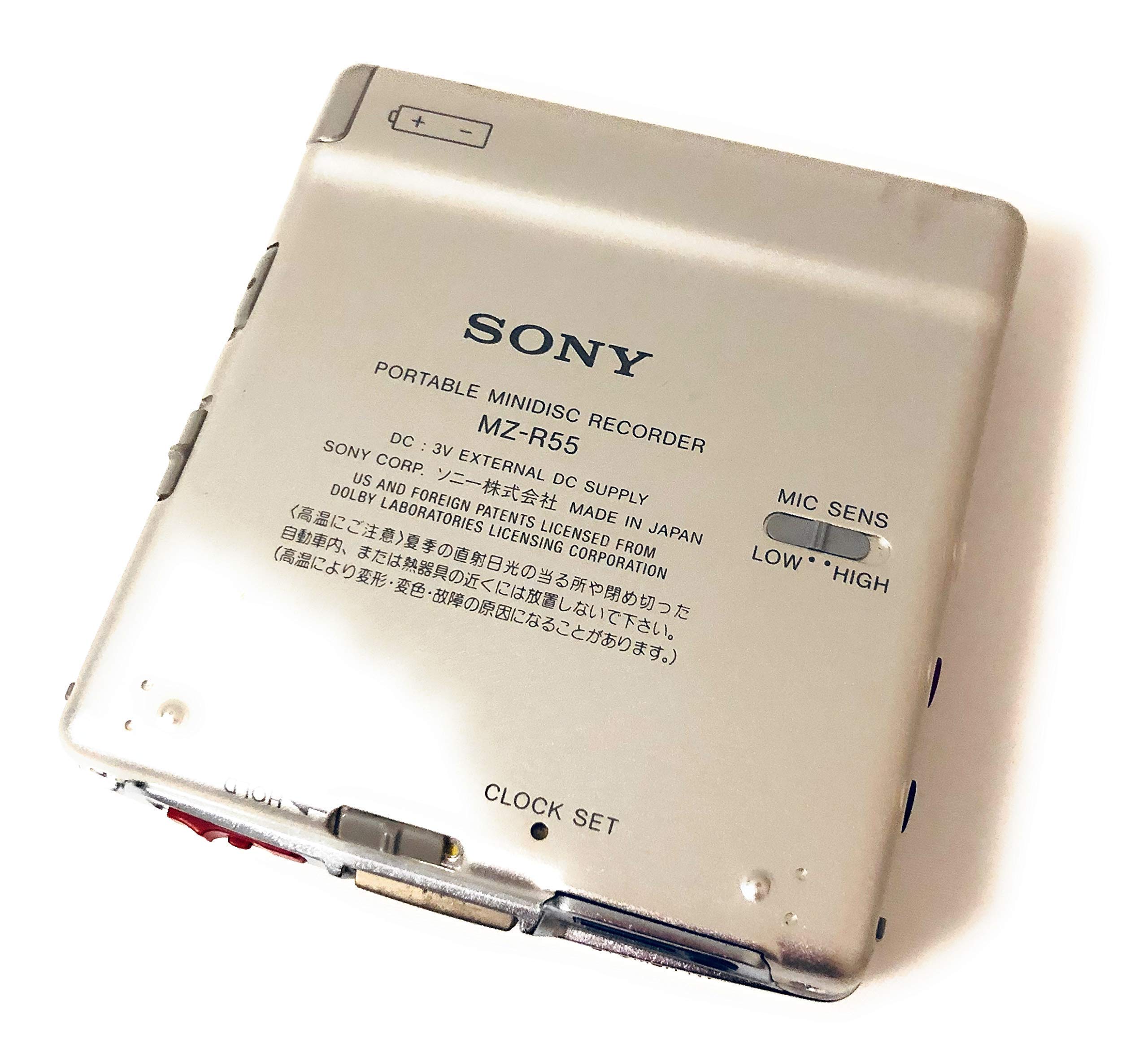 Amazon | SONY ソニー MZ-R55 シルバー ポータブルMDレコーダー （MDLP