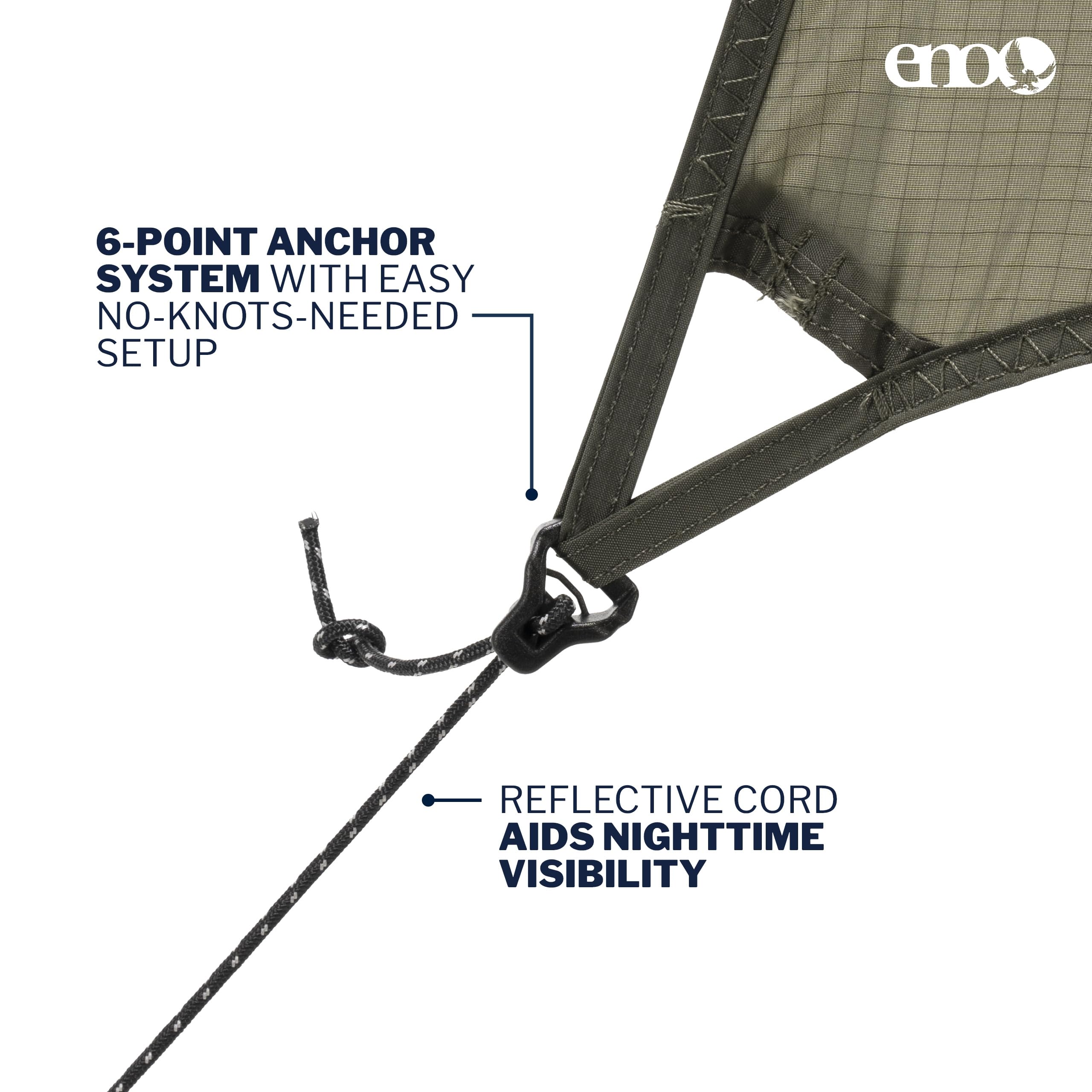 Amazon | eno(イノー) プロフライ レインタープ オリーブ PF003 | eno