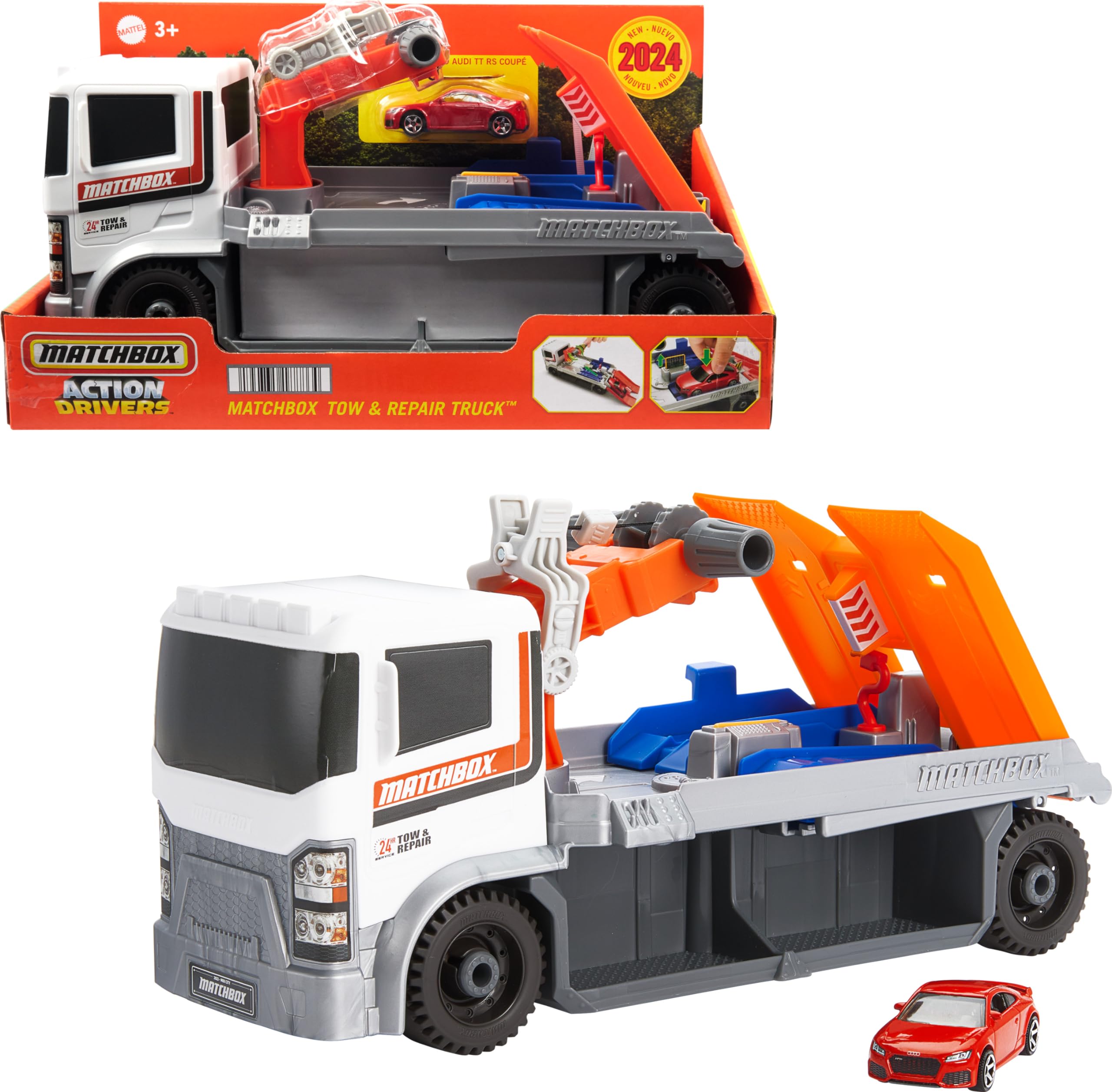 Amazon.com: Matchbox Toy Car & Playset, Action Drivers Tow