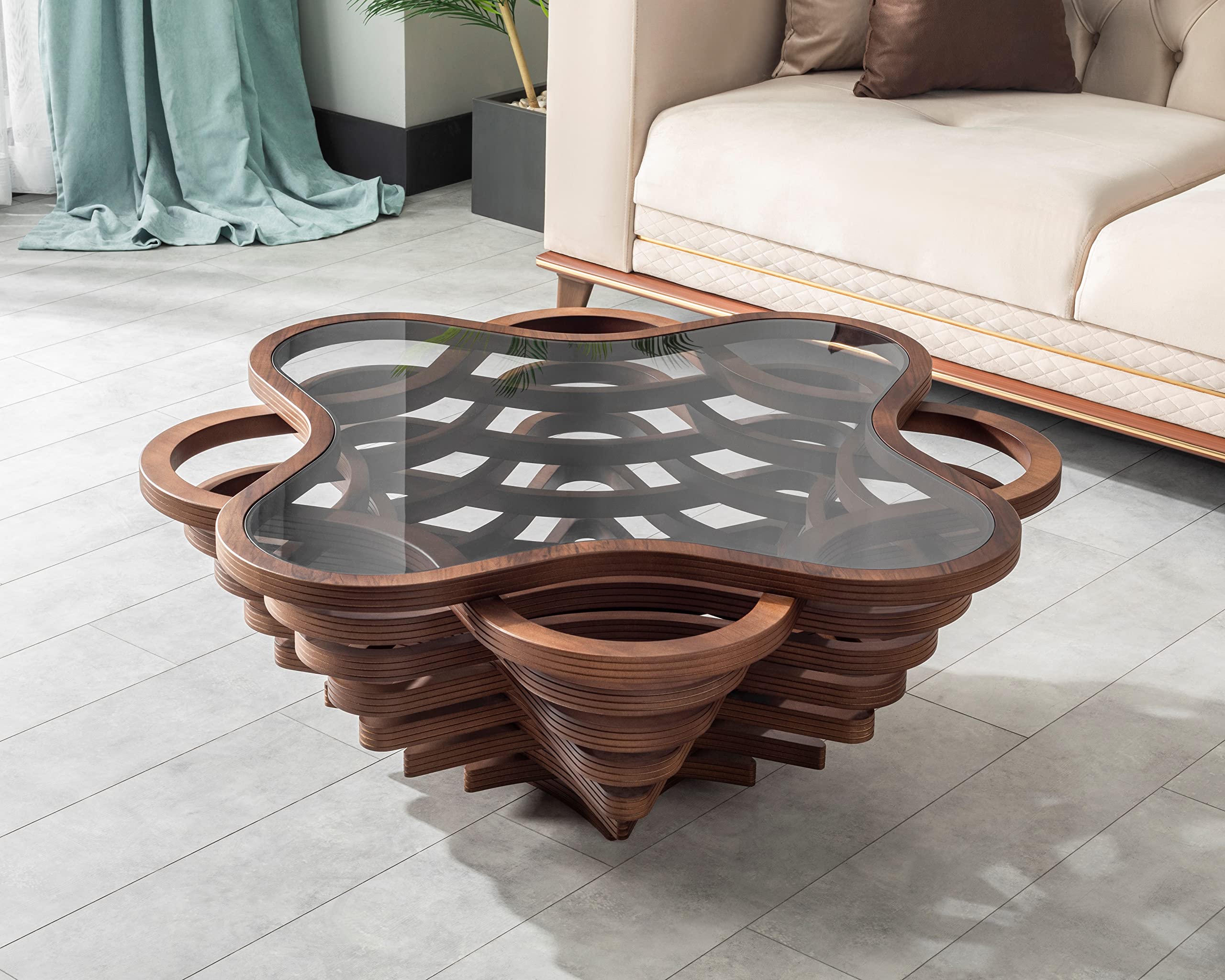 Amazon.com: by Papella Design, Cloud Coffee Table, Modern