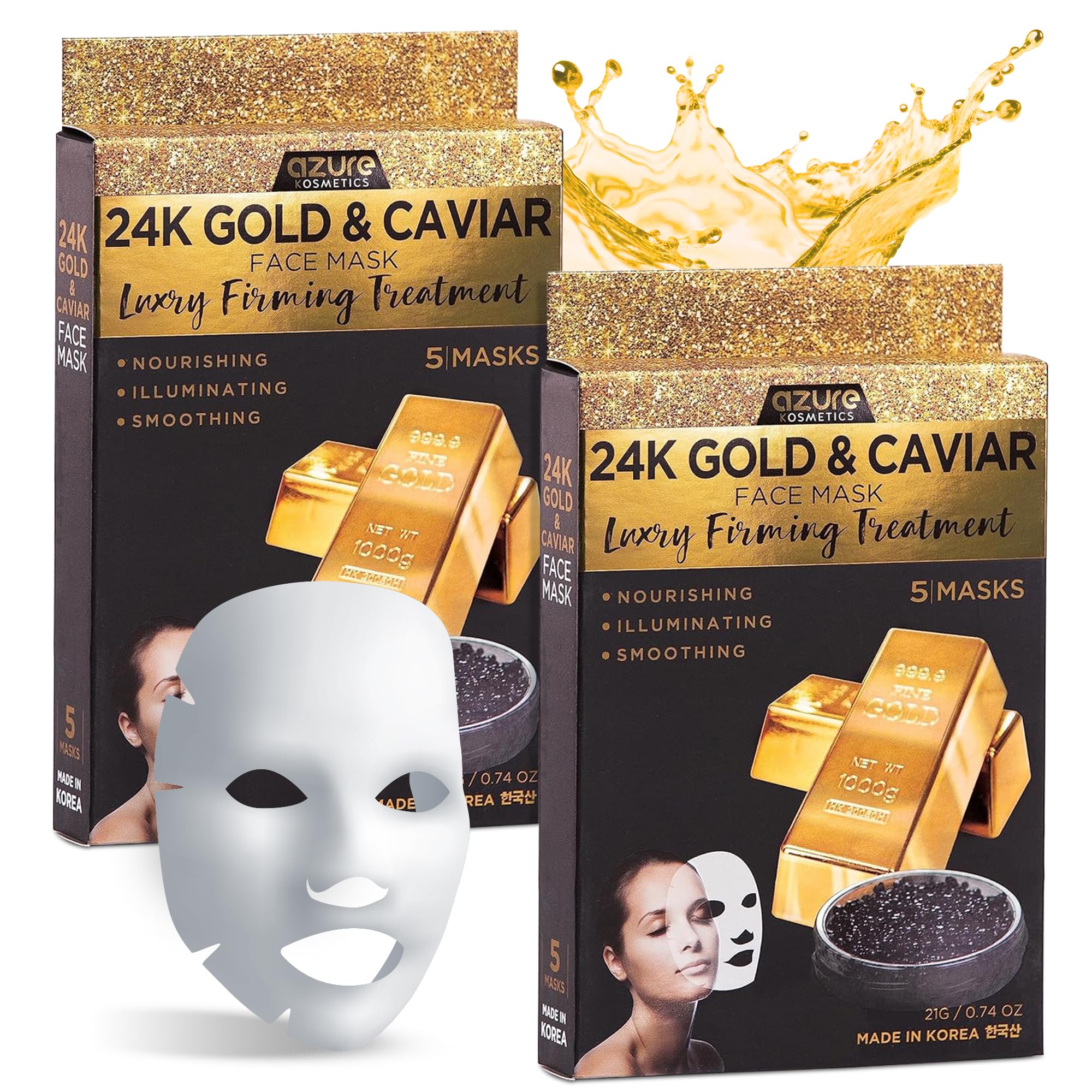 Amazon.com : Azure Cosmetics 24K Gold and Caviar Anti Aging Luxury