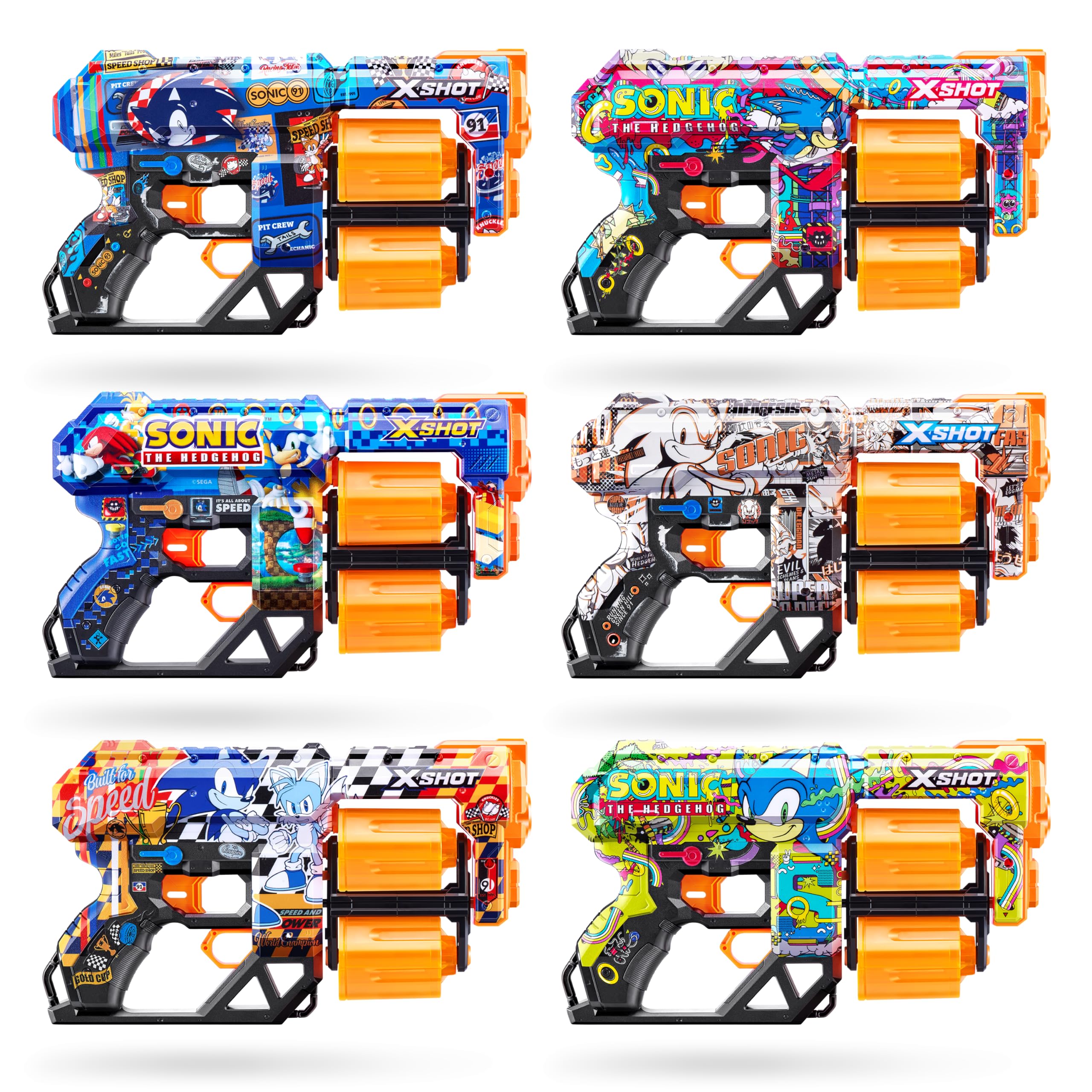 Amazon.co.jp: X-Shot-Skins-Series 1-Dread(24ダーツ) ソニック