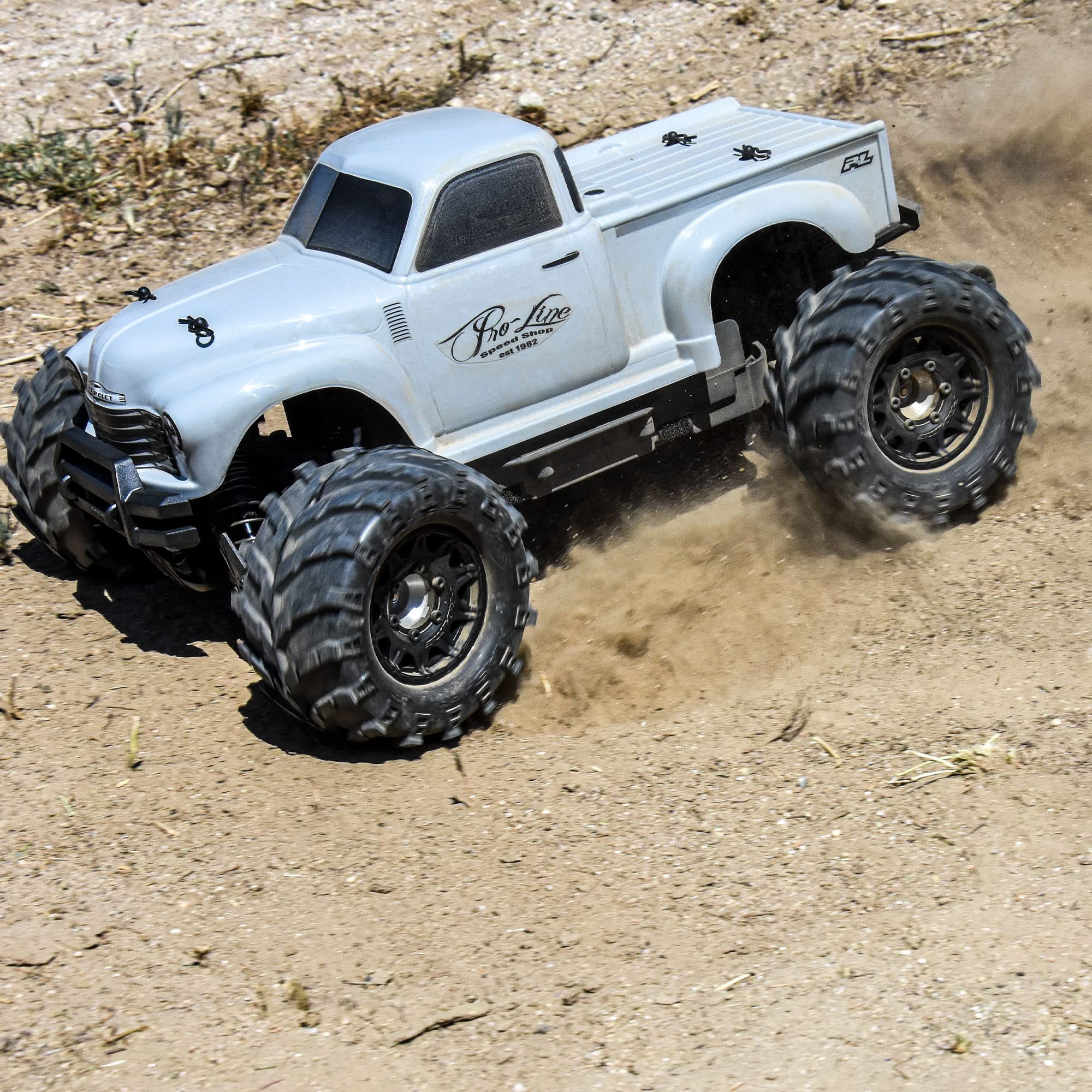 Amazon.com: Pro-Line Racing Masher 2.8 MTD Raid Black 6x30 F/R