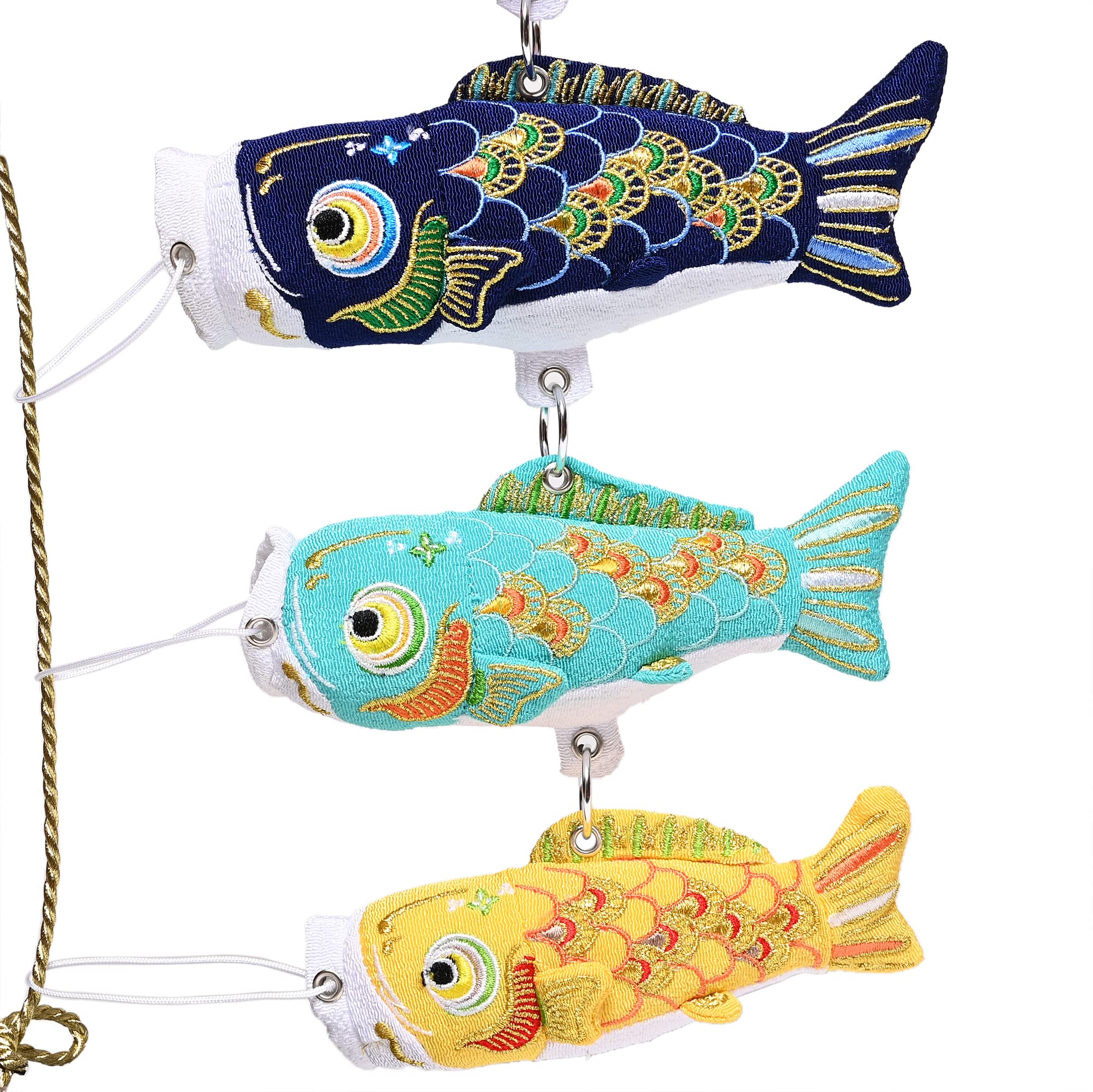 Amazon | 【五月人形】【つるし飾り】五匹鯉のぼり(特小)【室内