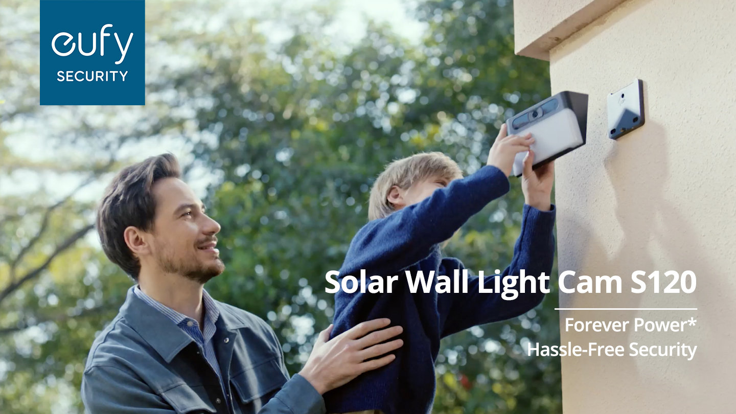 Amazon.com: eufy Security Solar Wall Light Cam S120, Solar