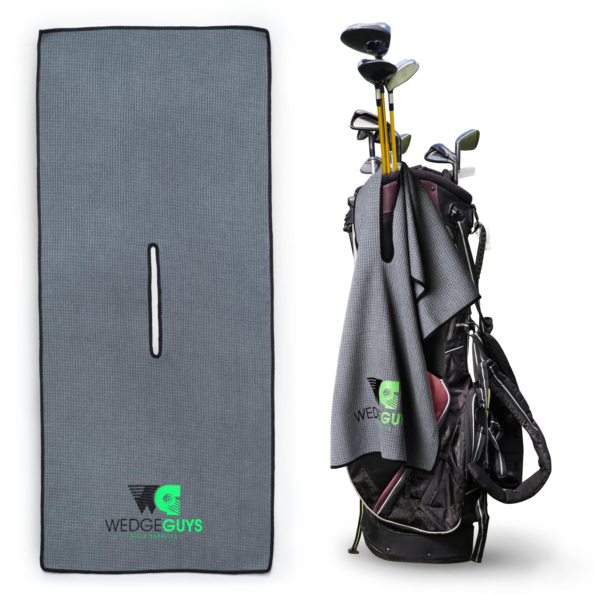 Amazon.co.jp: Wedge Guys Lサイズ ゴルフツアータオル (40インチ x 17