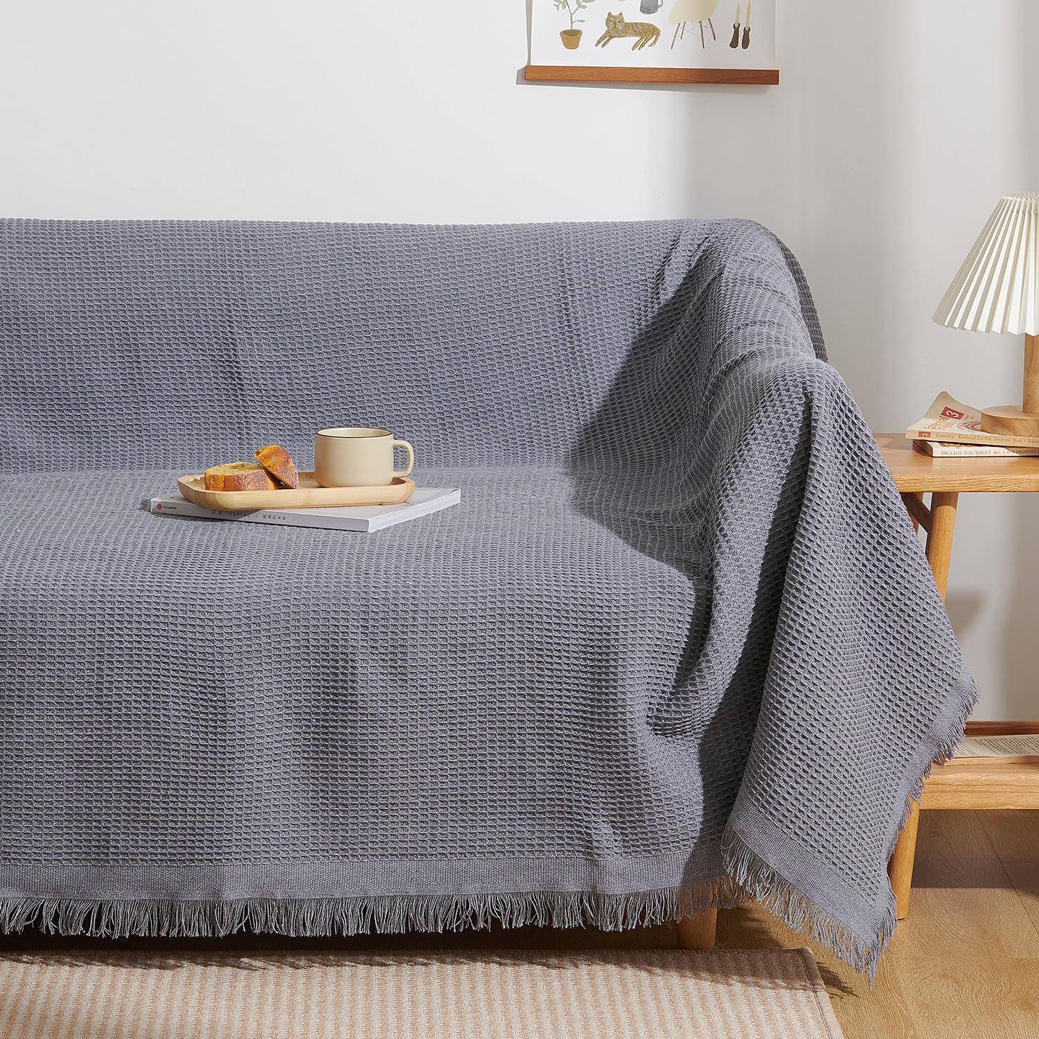 Amazon｜Atokazo ソファーカバー 北欧風 マルチカバー ソファカバー 肘