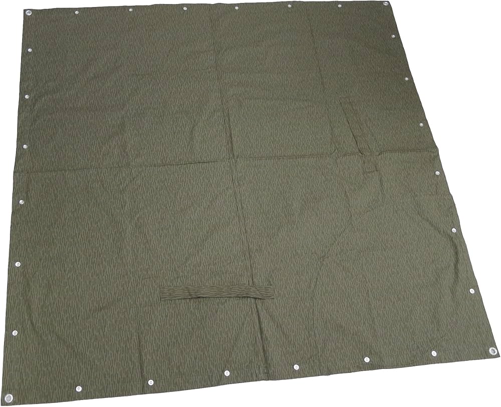 Amazon.co.jp: 東ドイツ軍 レインドロップカモ テントシート デッド