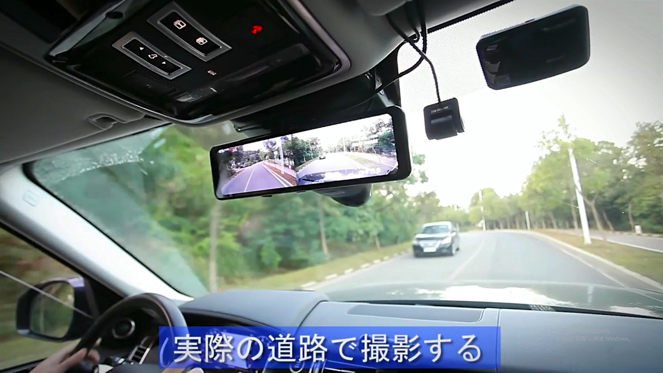 値下げ！ミラー型ドライブレコーダー T860-1 公式 5ヵ月使用 美品