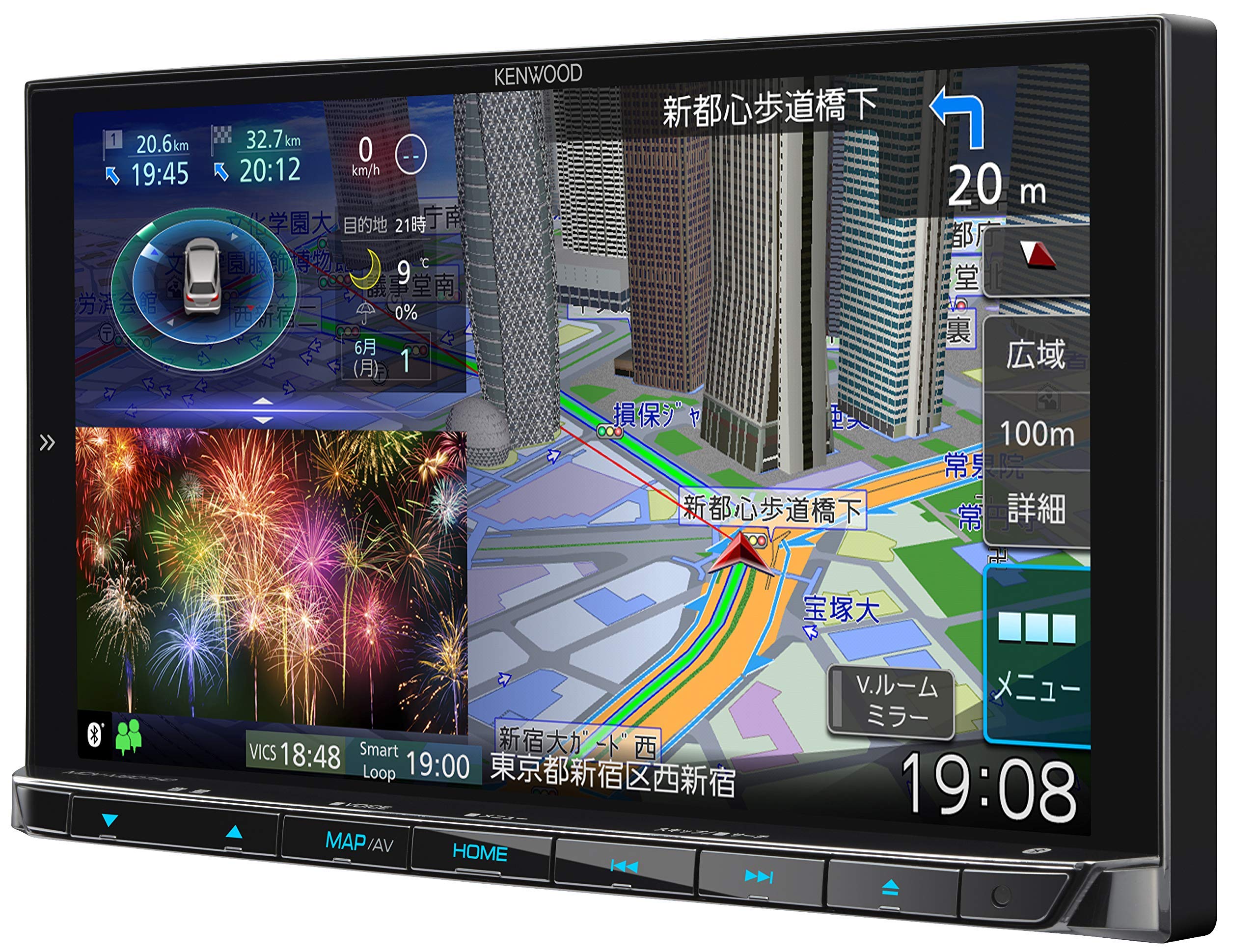 KENWOOD MDV-S708W カーナビ ジャンク品 2021年製 ケンウッド MDV-S708W