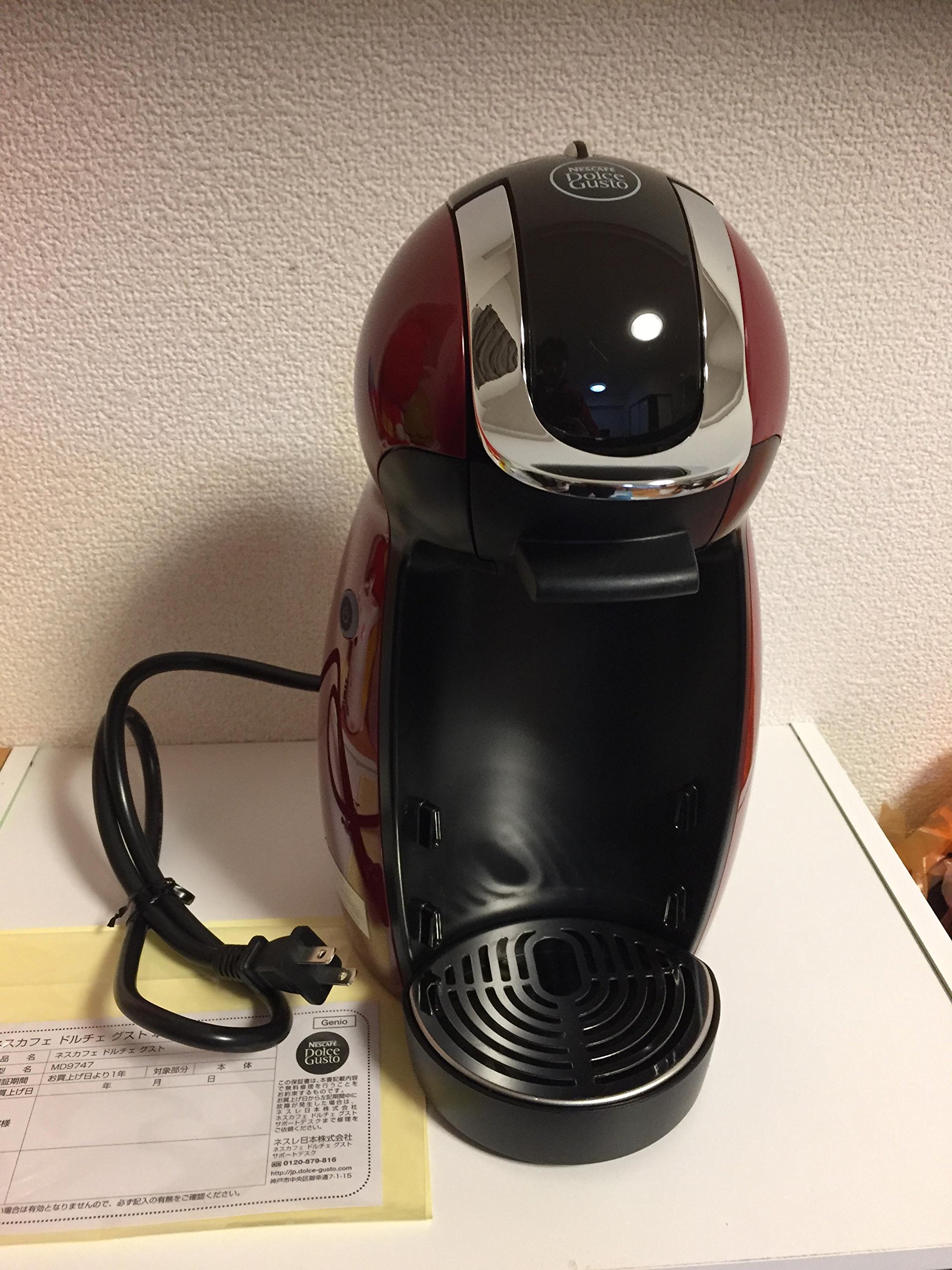 Amazon | ネスカフェ ドルチェグスト ワインレッド ジェニオプレミアム