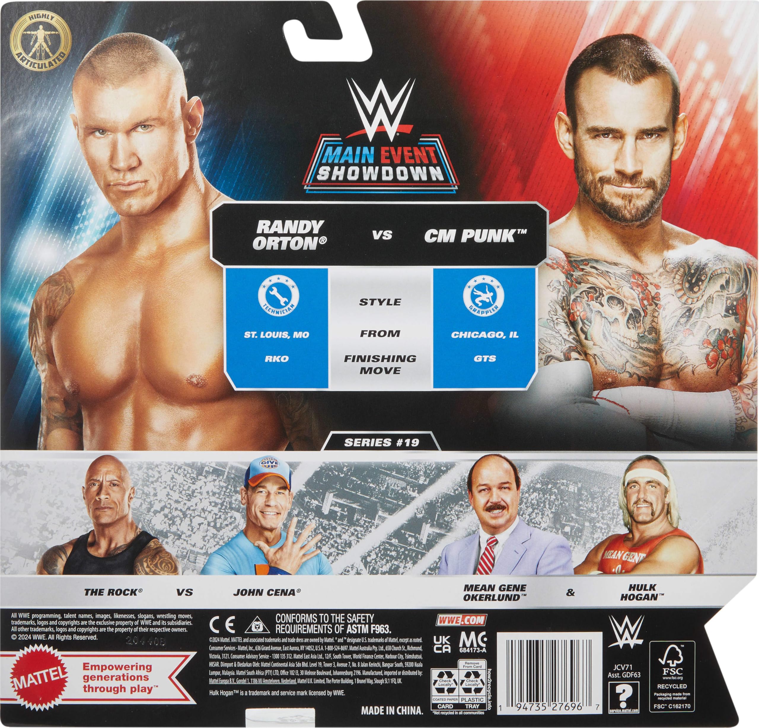 Amazon.com: Mattel WWE Main Event Championship Showdown 2-Pack