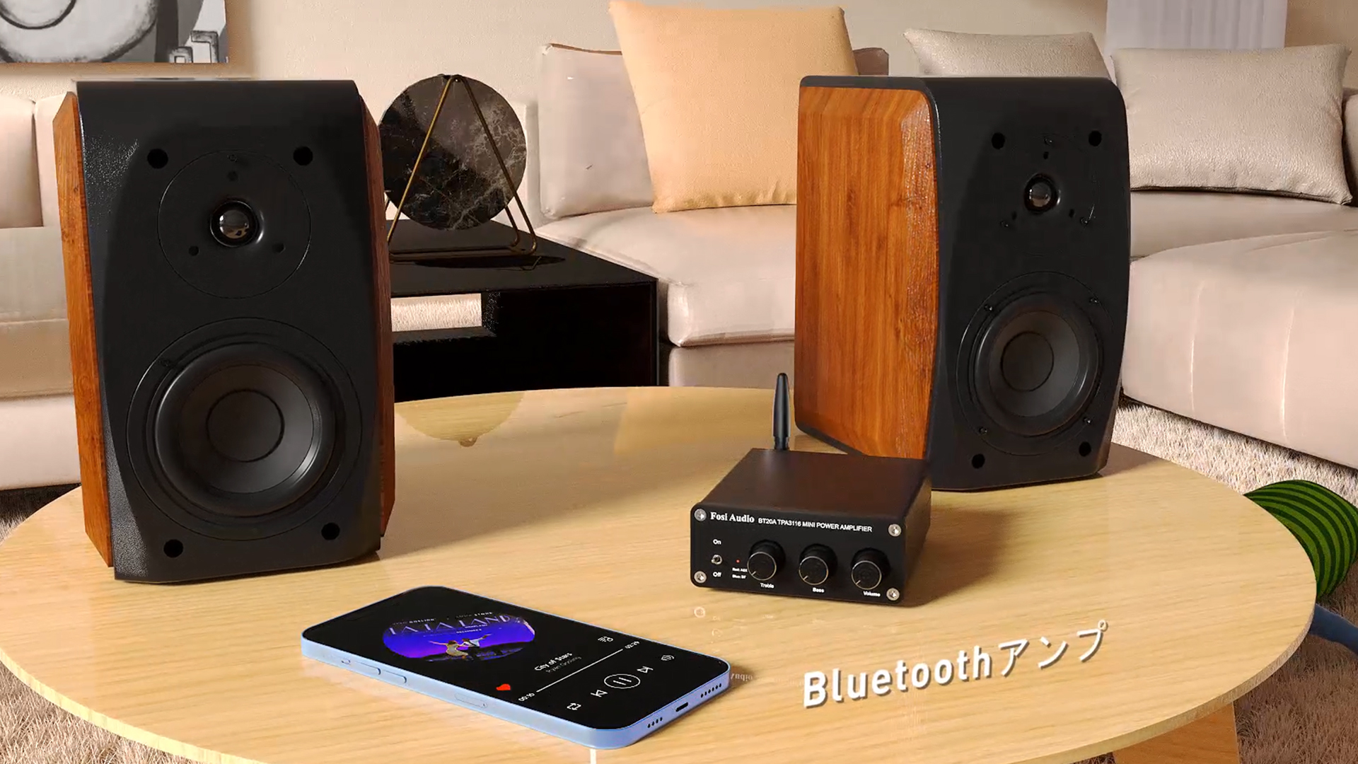 Amazon.co.jp: Fosi Audio M03 サブウーファーアンプ 200W TPA3255D2