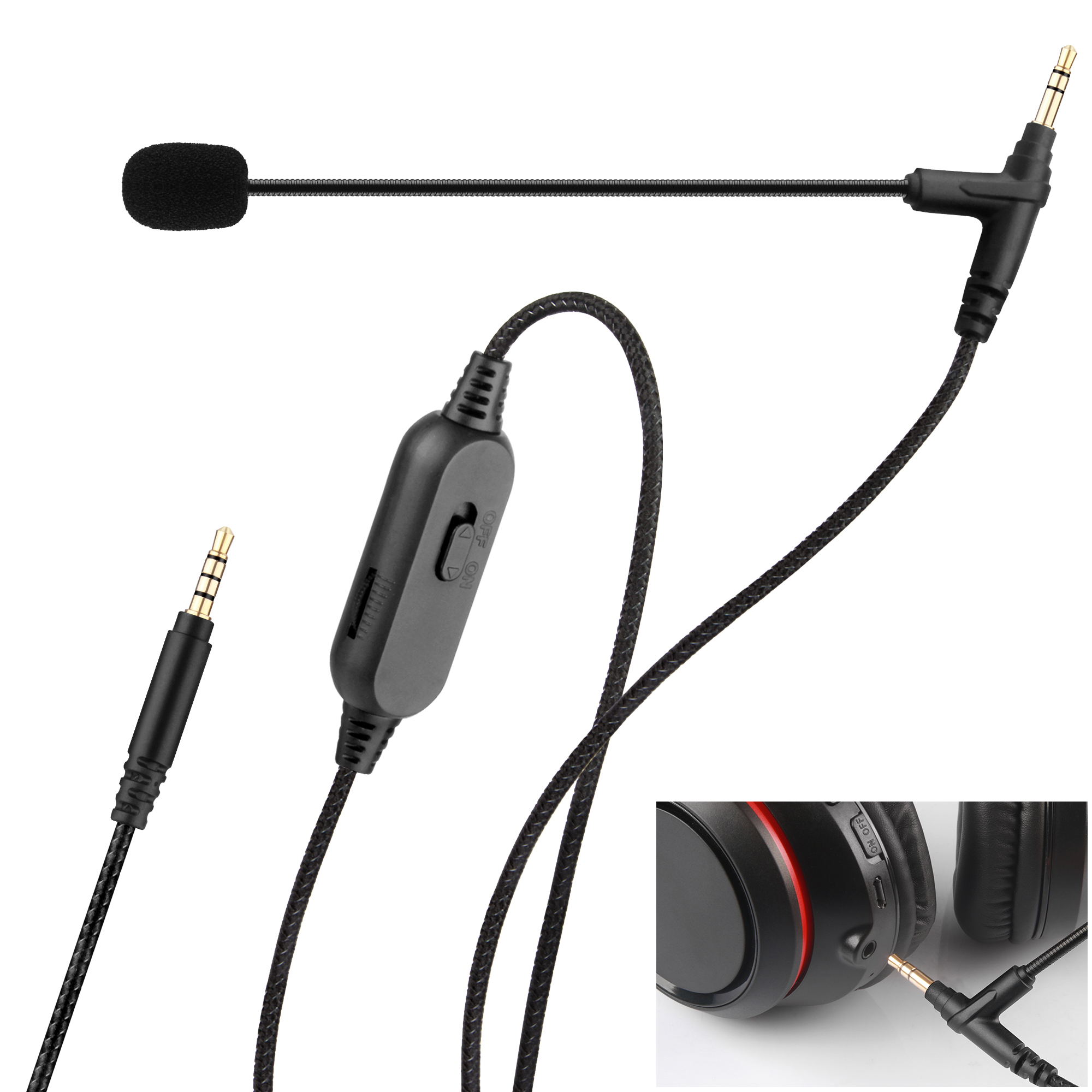 ケーブル・シールド Audeze LCD Boom Microphone Cable ケーブル