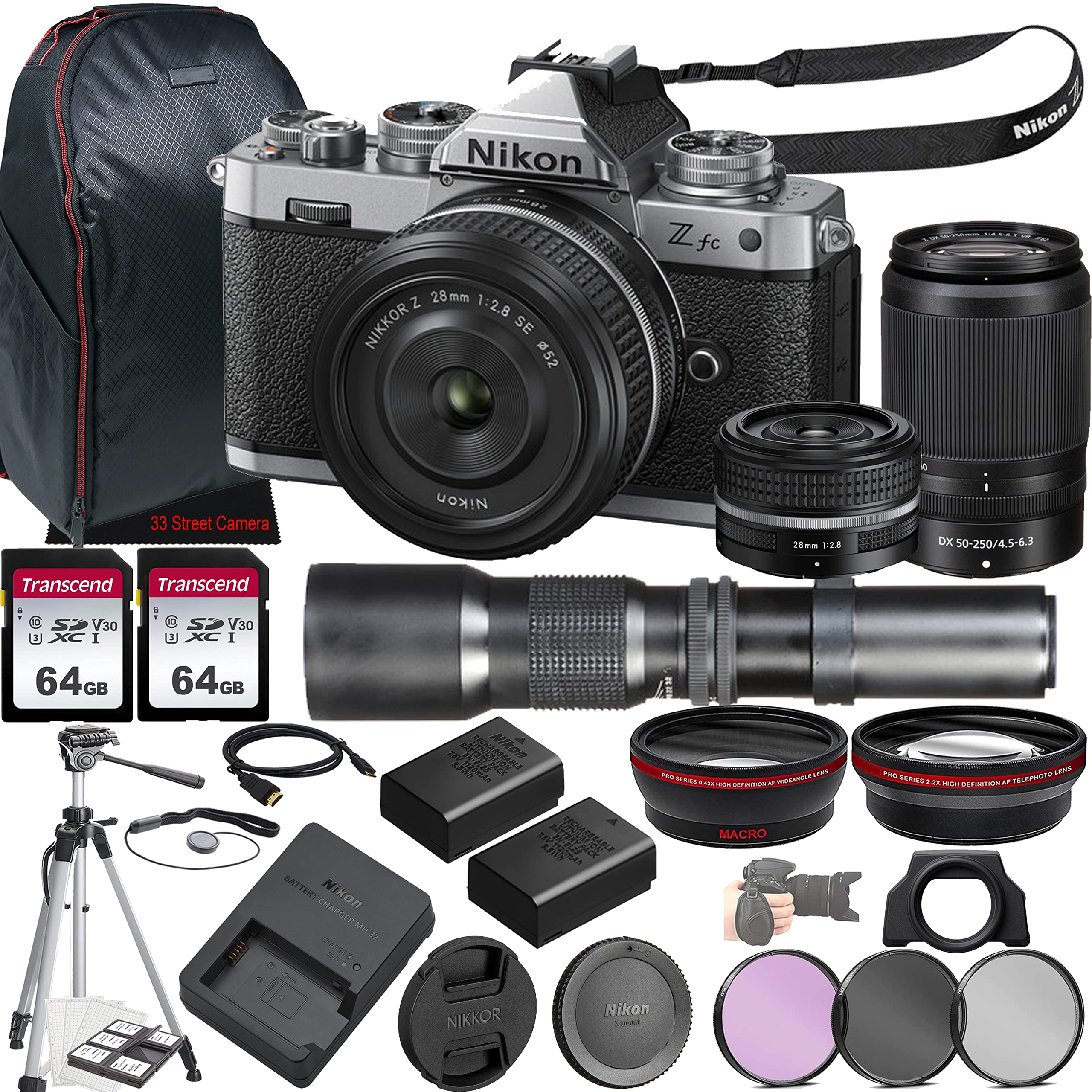 Amazon | Nikon Zfc ミラーレスカメラ NIKKOR Z 28mm f/2.8 (SE