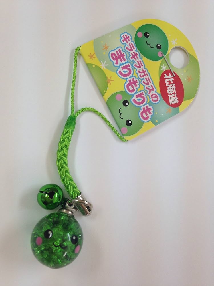 Amazon.co.jp: 北海道限定 キラキラガラスのまりもりも 根付 : 家電