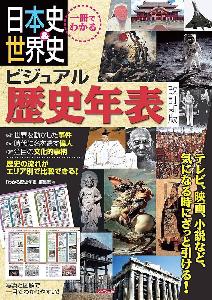 Amazon.co.jp: 一冊でわかる 日本史&世界史 ビジュアル歴史年表 改訂