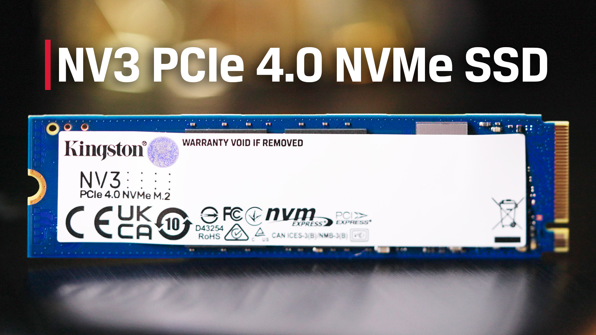 Amazon.com: Kingston NV3 1TB M.2 2280 NVMe SSD | PCIe 4.0 Gen 4x4