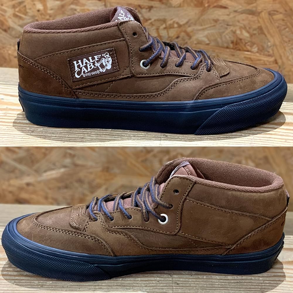 Amazon.co.jp: [バンズ] SKATE HALF CAB '92 BROWN/NAVY VN0A5KYABF1