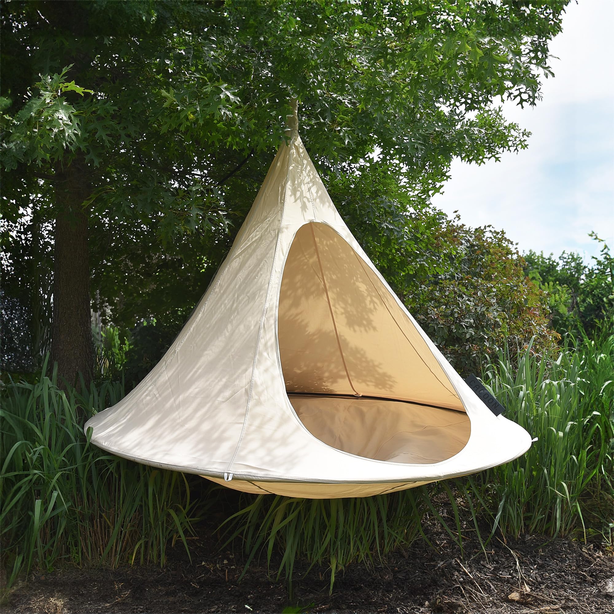 Amazon.co.jp: CACOON(カクーン) テント型ハンモック ナチュラル