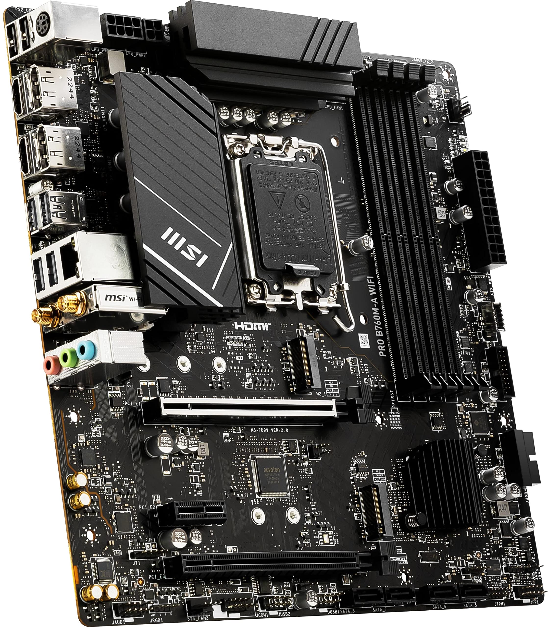 Amazon | MSI PRO B760M-A WiFi ProSeries マザーボード (第12/13/14
