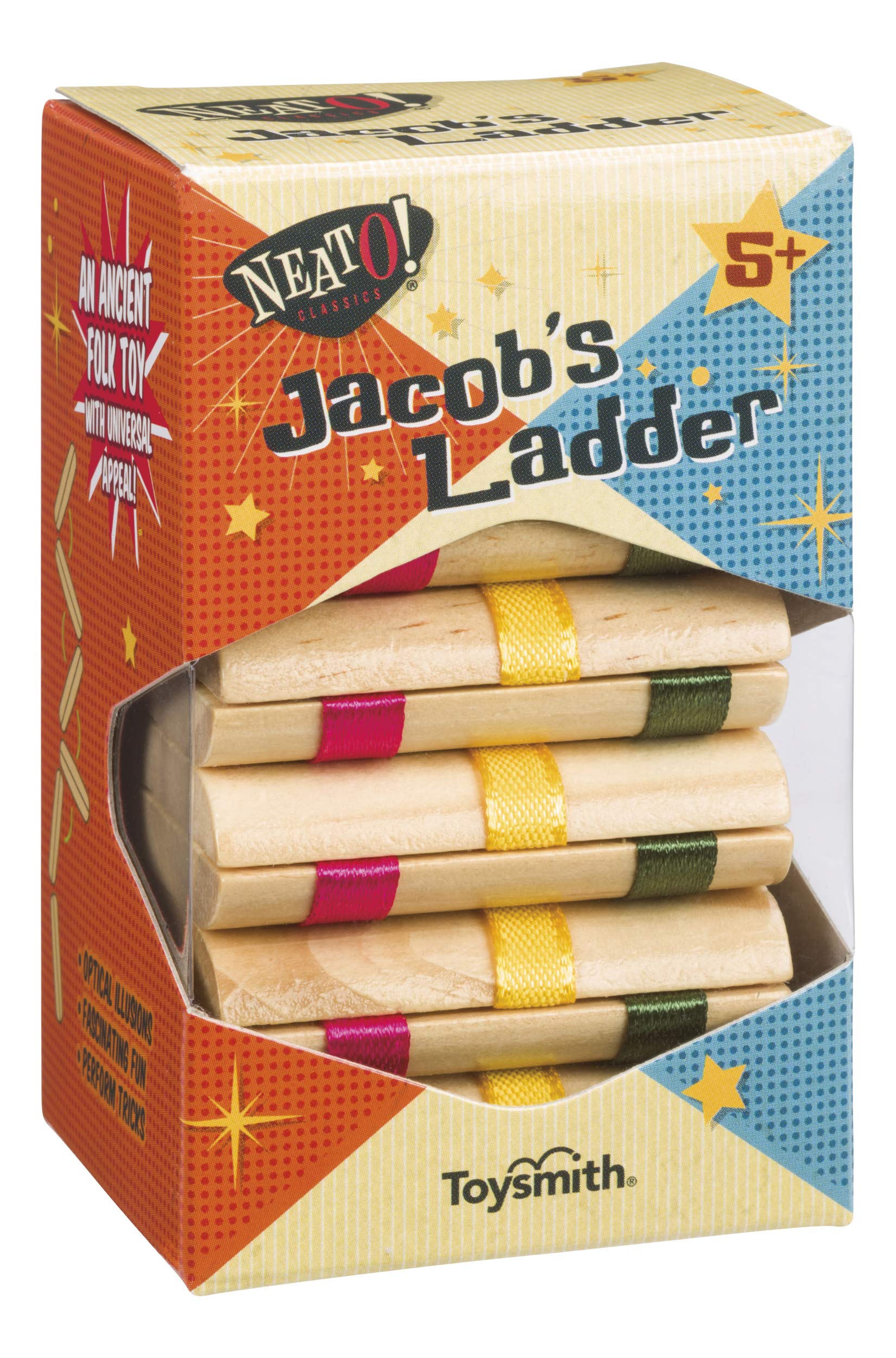 Amazon.com: Neato Classics Jacob's Ladder Retro Wooden Puzzle Toy