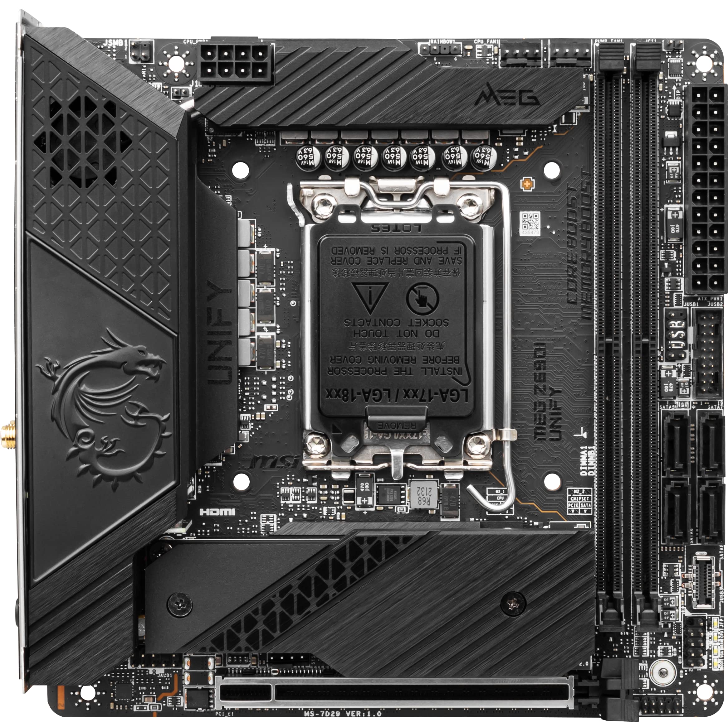 Amazon.co.jp: MSI MEG Z690I UNIFY マザーボード Mini-ITX対応 [Intel