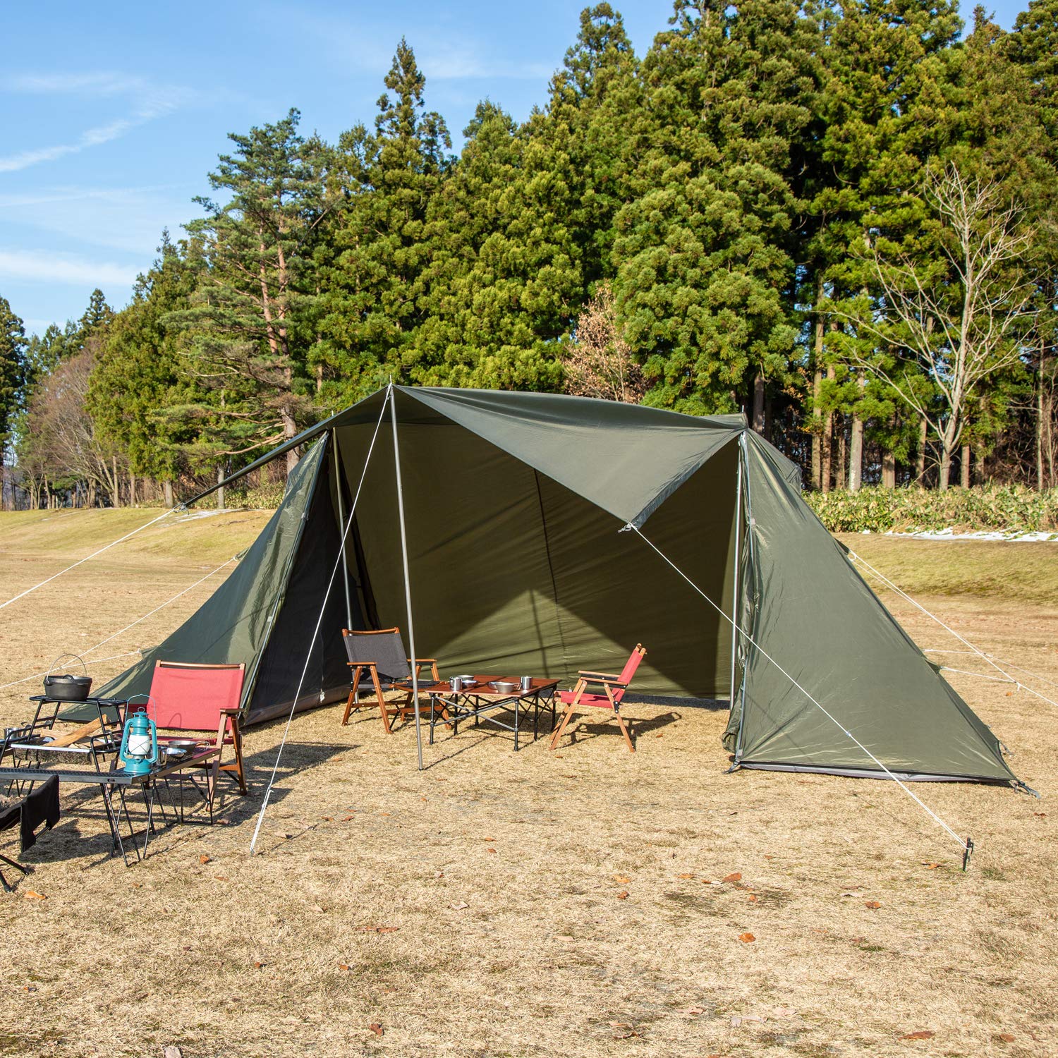 Amazon | BUNDOK(バンドック) 2 ポール テント BDK-02EX 【3~4人用