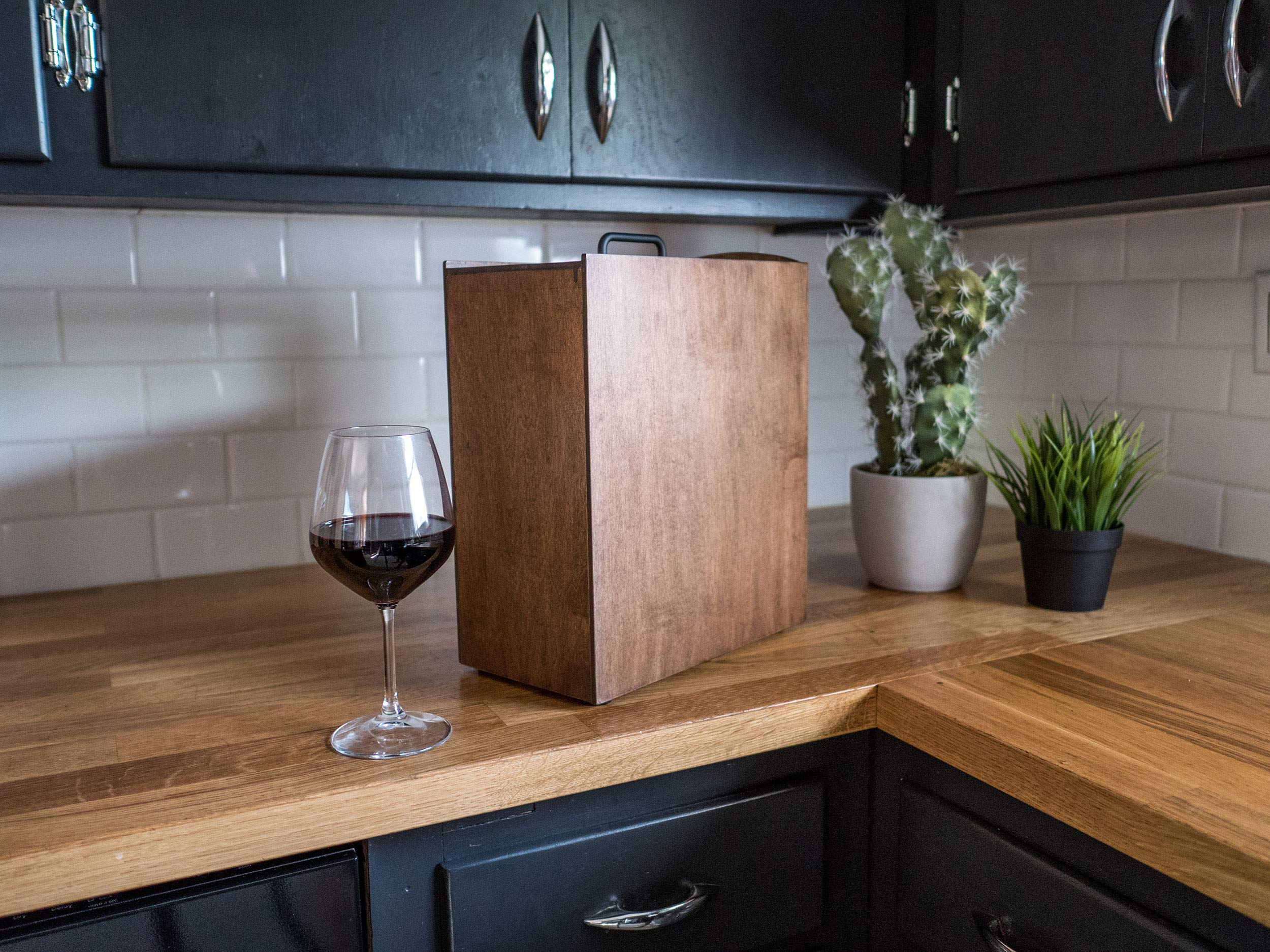 Amazon｜Winewood ボックスワインウッドケース | ウォールナット