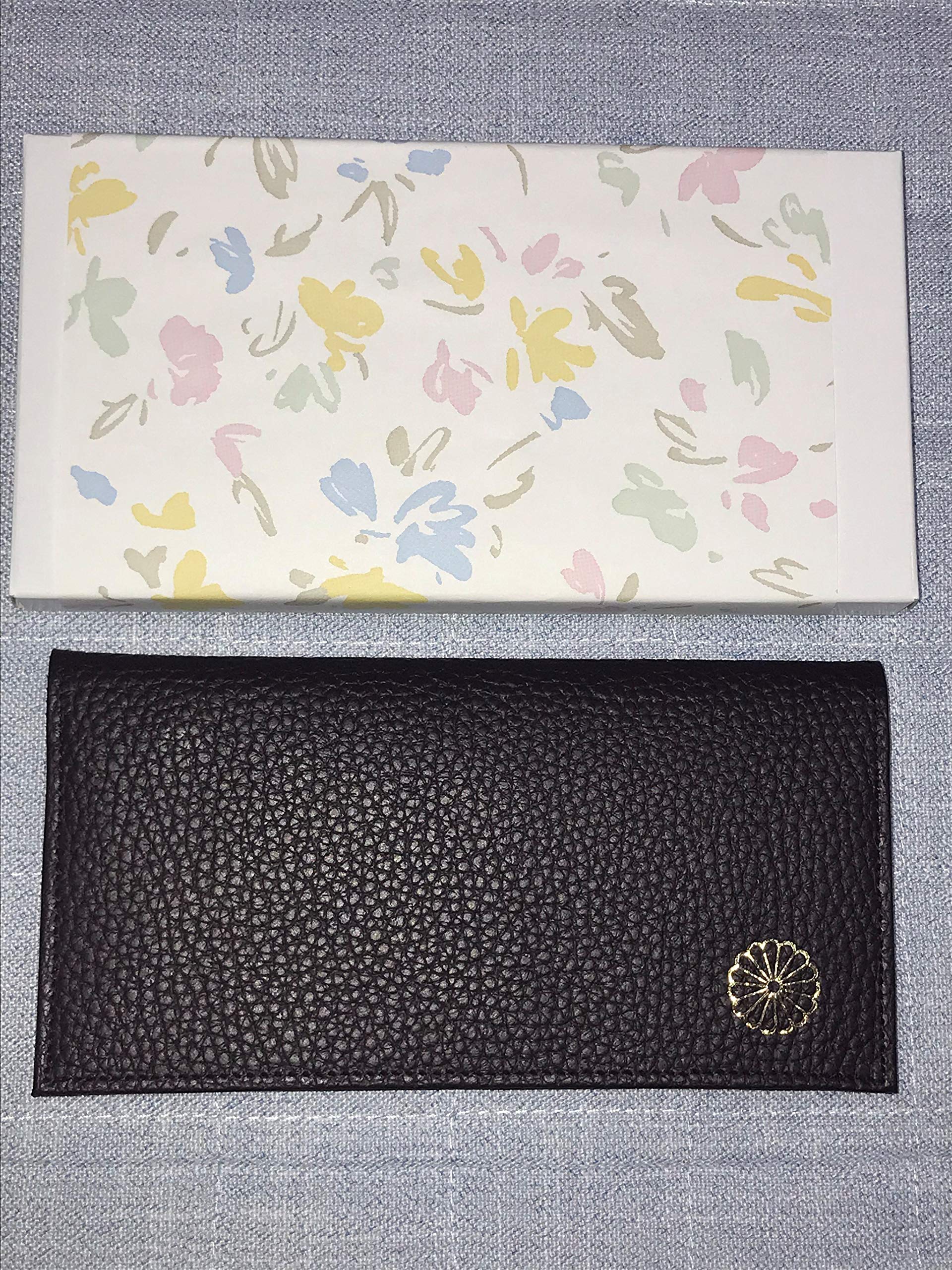 Amazon.co.jp: 皇居 牛革 長財布 黒 皇居売店 お財布 : ファッション