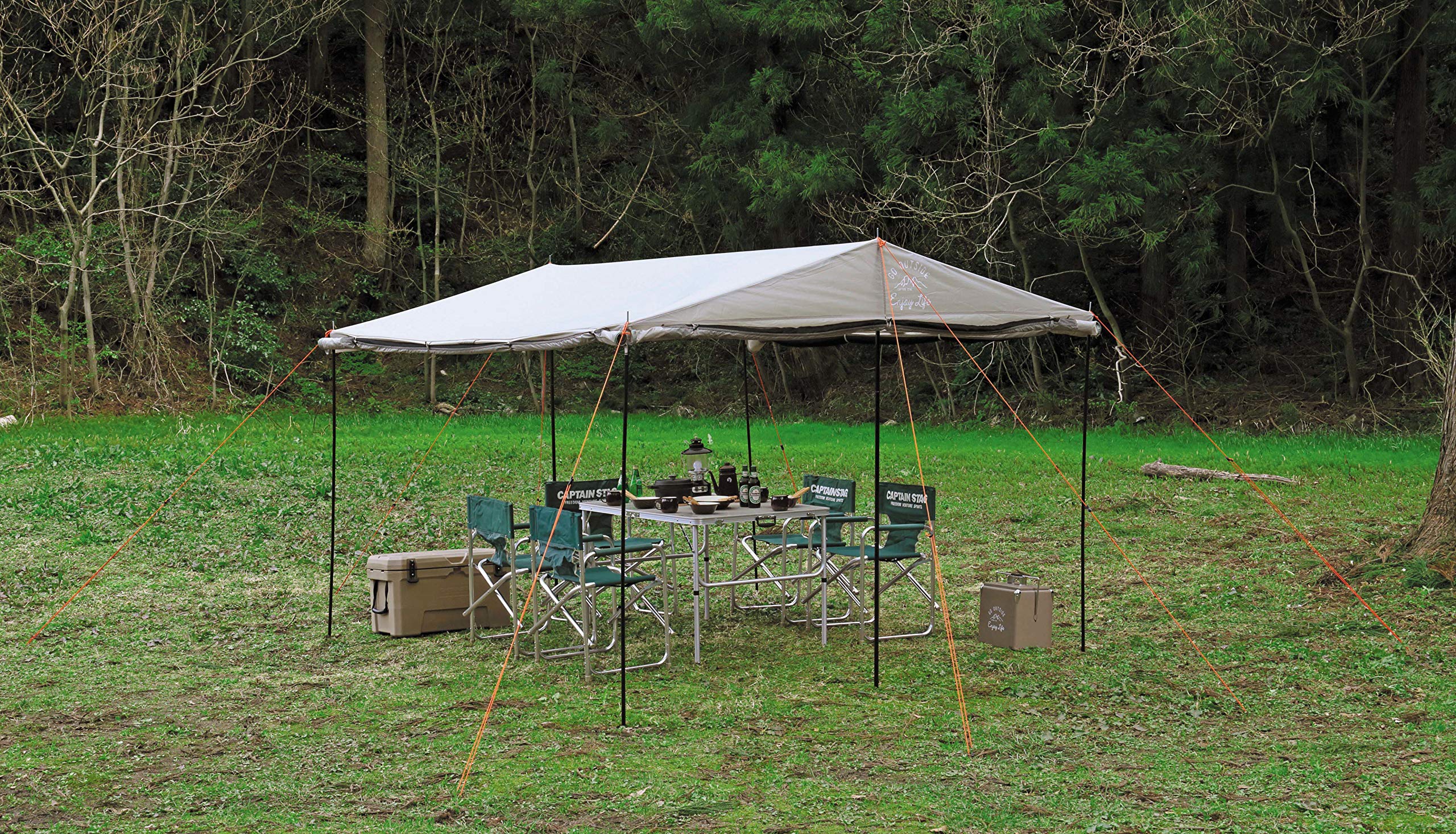Amazon.co.jp: Captain Stag UA-1076 Monte Tent Tarp, Mesh Tarp, For