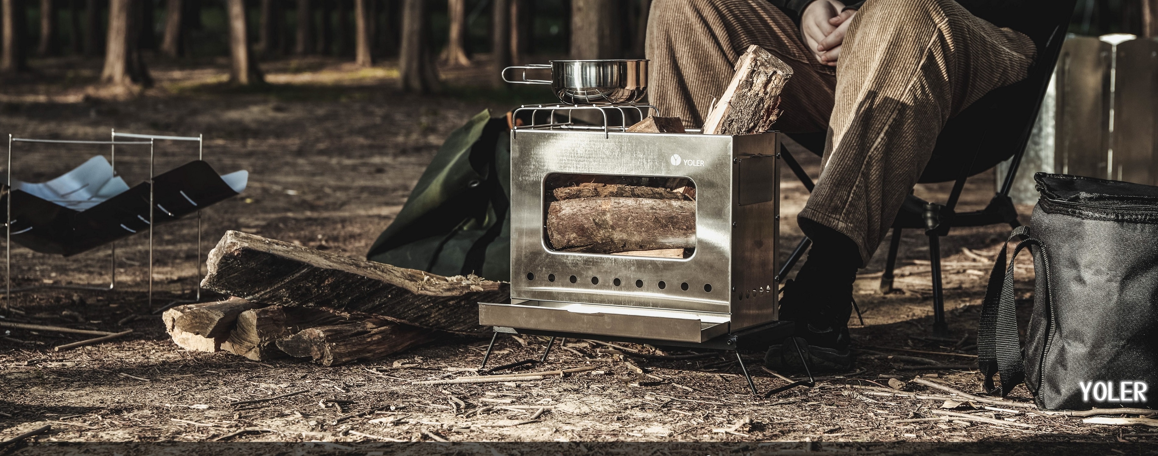 YOLER 二次燃焼型焚き火台 TKB01