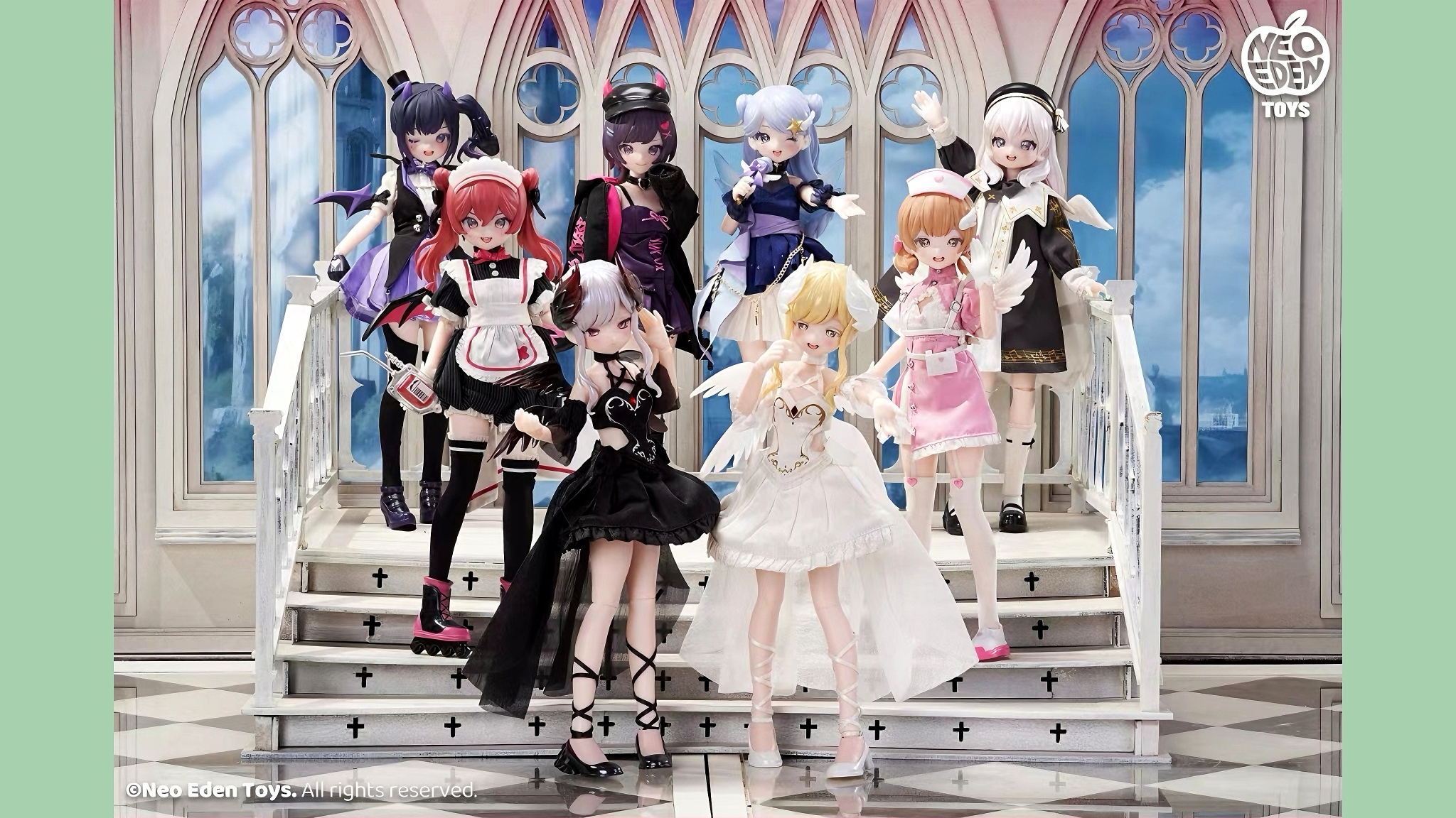 Amazon.co.jp: Briskyjp New Eden Toys 栄光悪夢の双子シリーズ