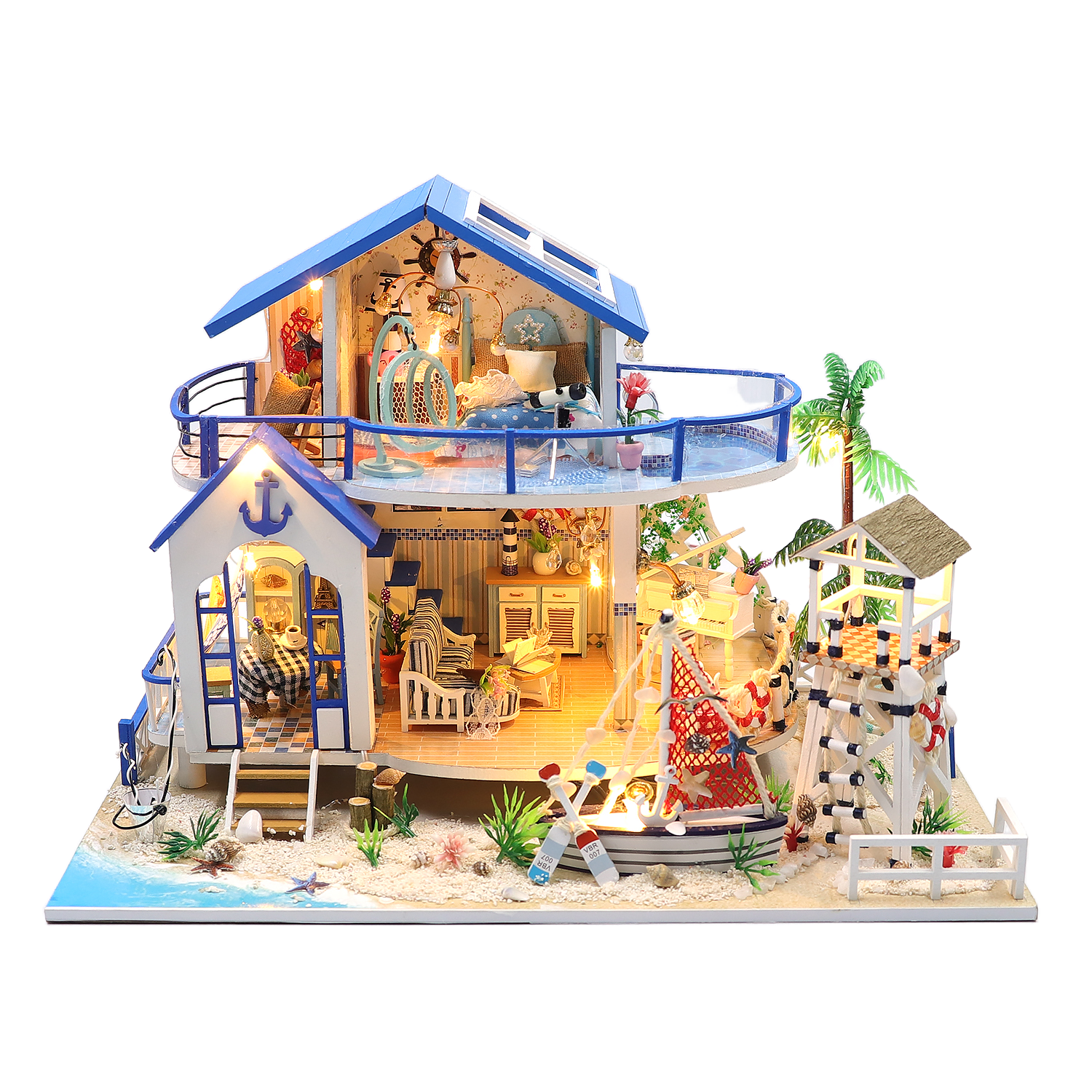 Amazon.com: RHZN Miniature House Kit, Dollhouse Kit, Miniature Kit