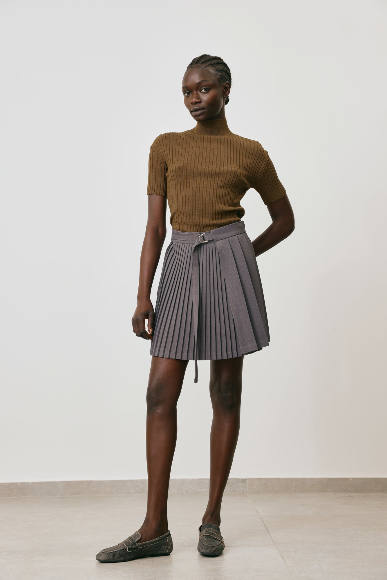 pleated wrap skirt – MiManera.com